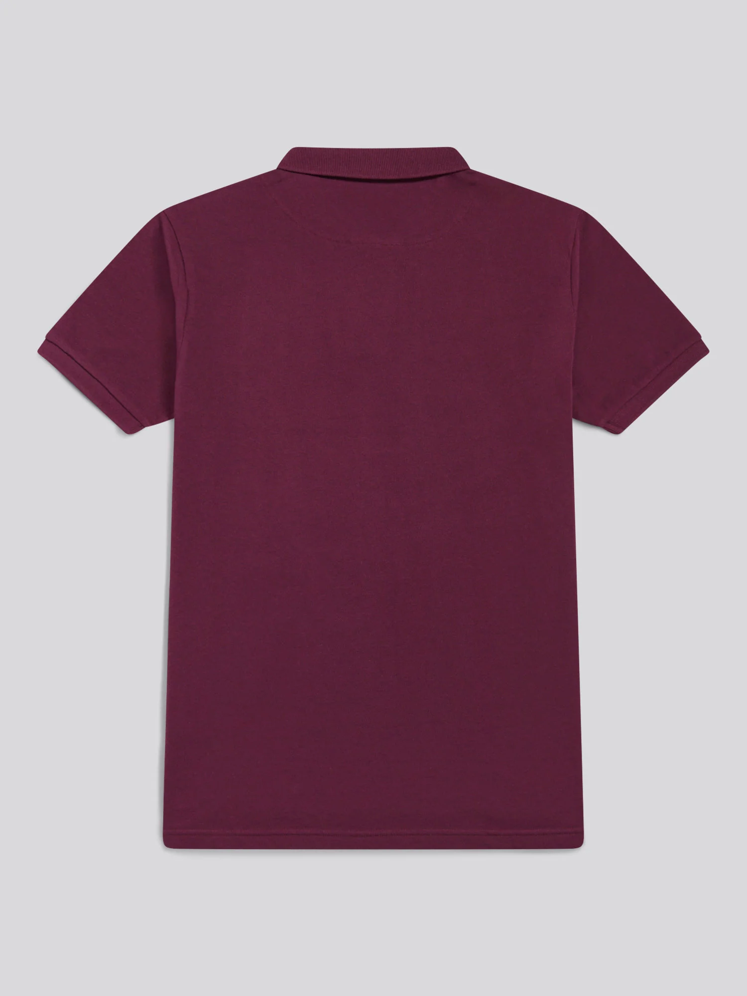 Mens Double Horsemen Polo Shirt Grape Wine - Image 6