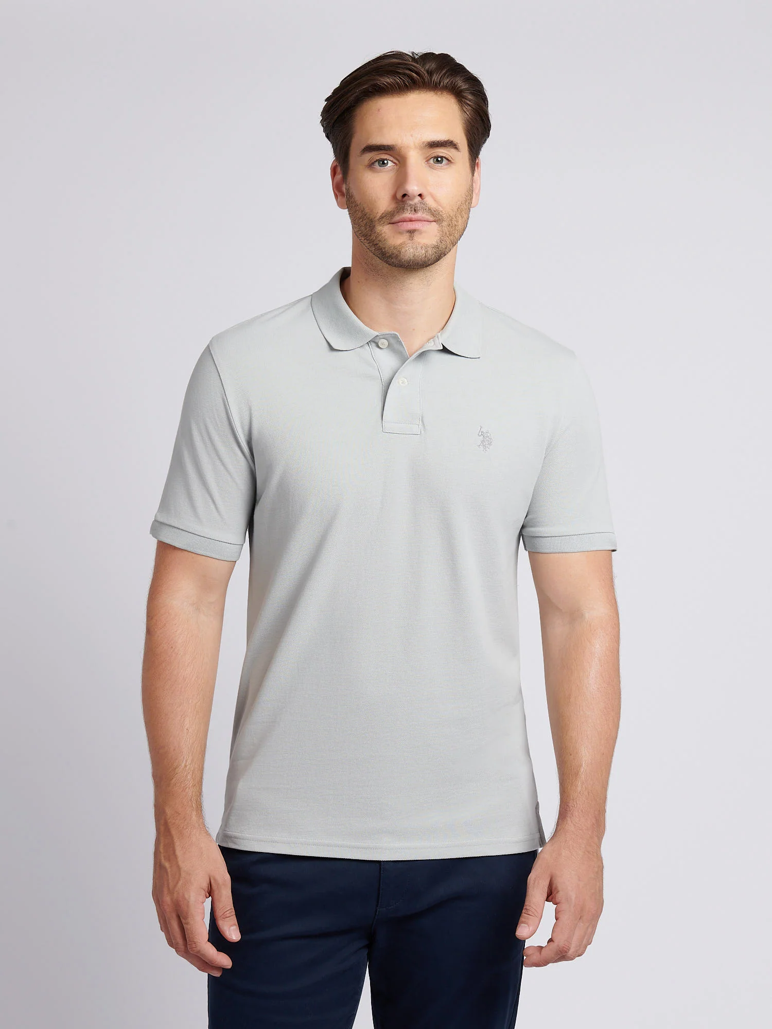 Mens Double Horsemen Polo Shirt High Rise