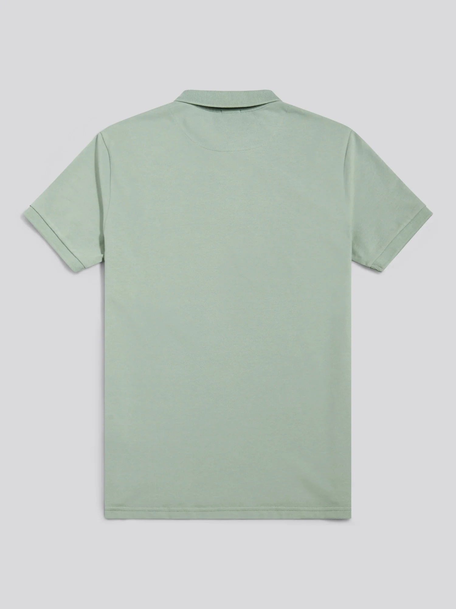 Mens Double Horsemen Polo Shirt Iceberg Green - Image 6