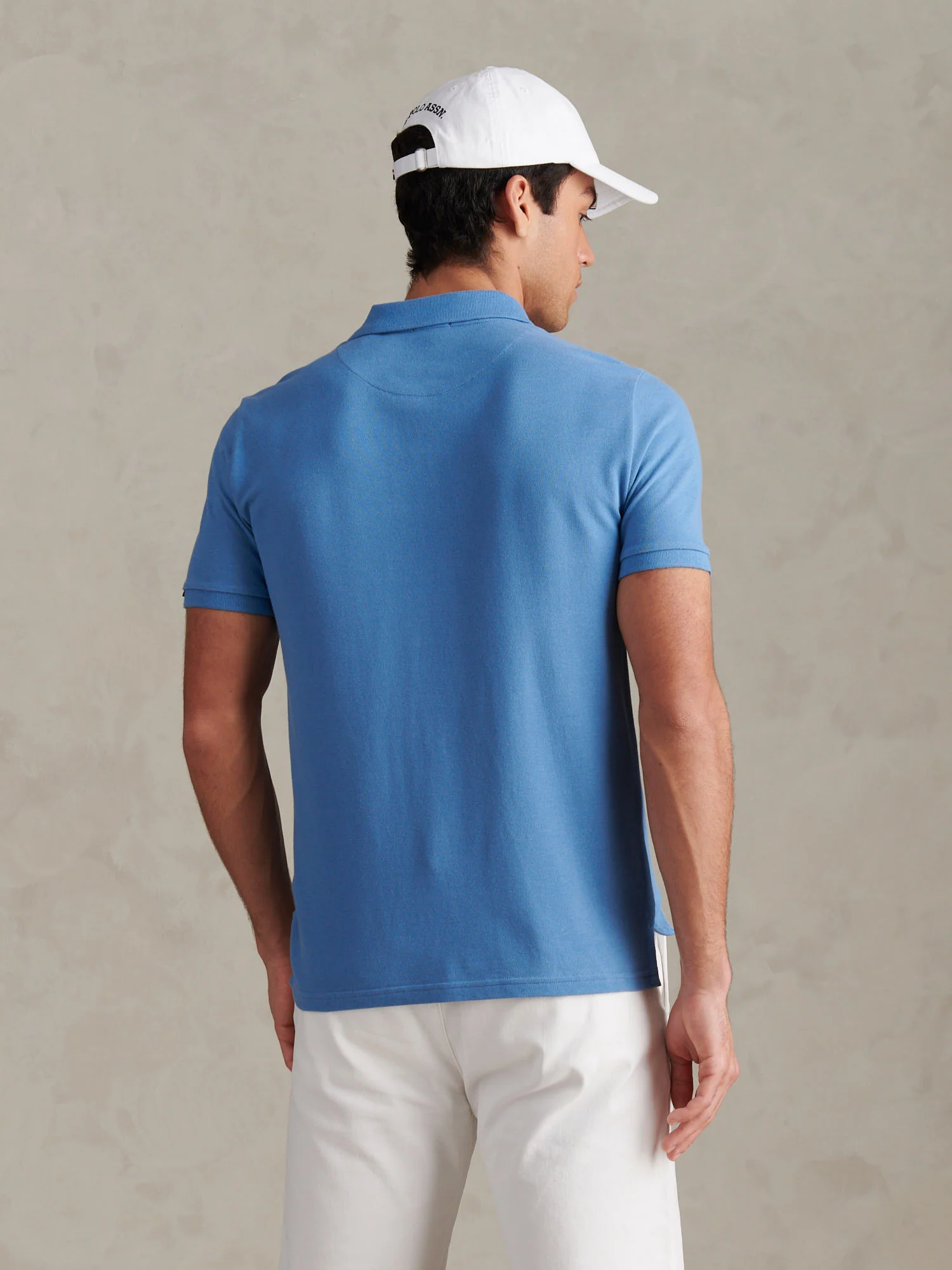 Mens Double Horsemen Polo Shirt Riviera - Image 4