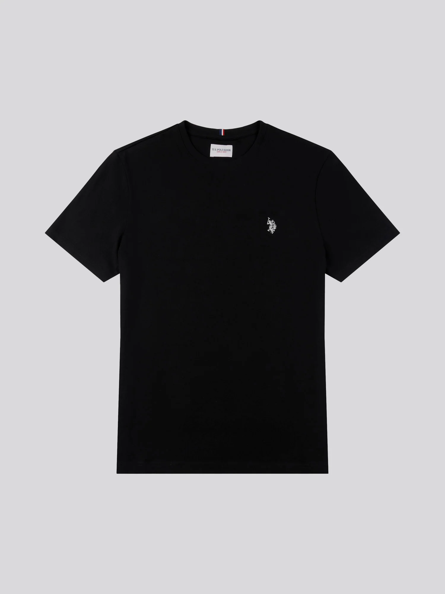 Mens Double Horsemen T-Shirt Black Bright White DHM - Image 6