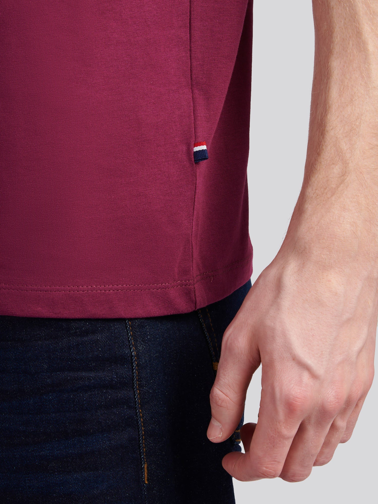 Mens Heritage Graphic T-Shirt in Grape Wine - Image 5