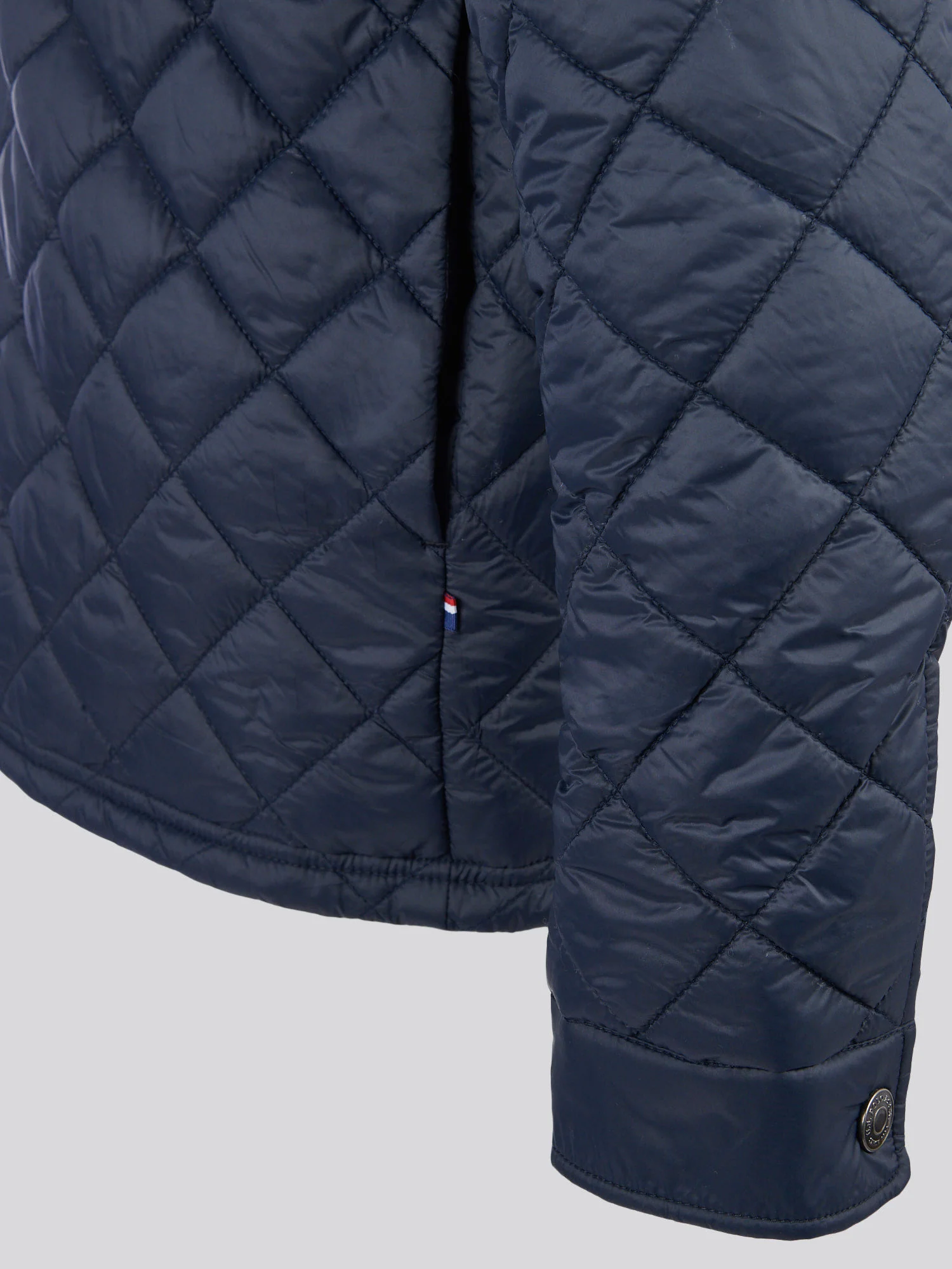 Mens Lightweight Diamond Quilted Jacket in Dark Sapphire Navy - Image 11