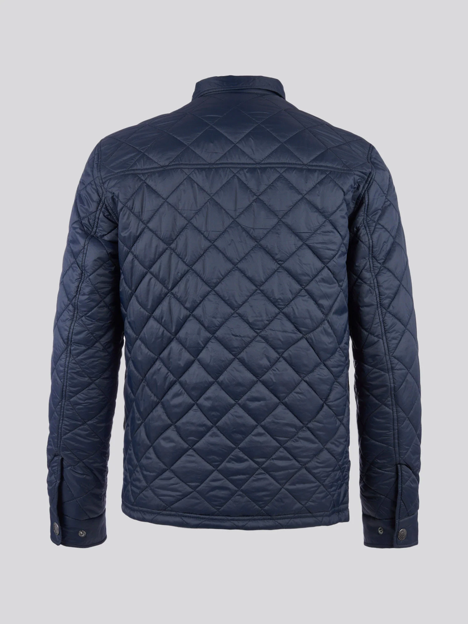 Mens Lightweight Diamond Quilted Jacket in Dark Sapphire Navy - Image 8