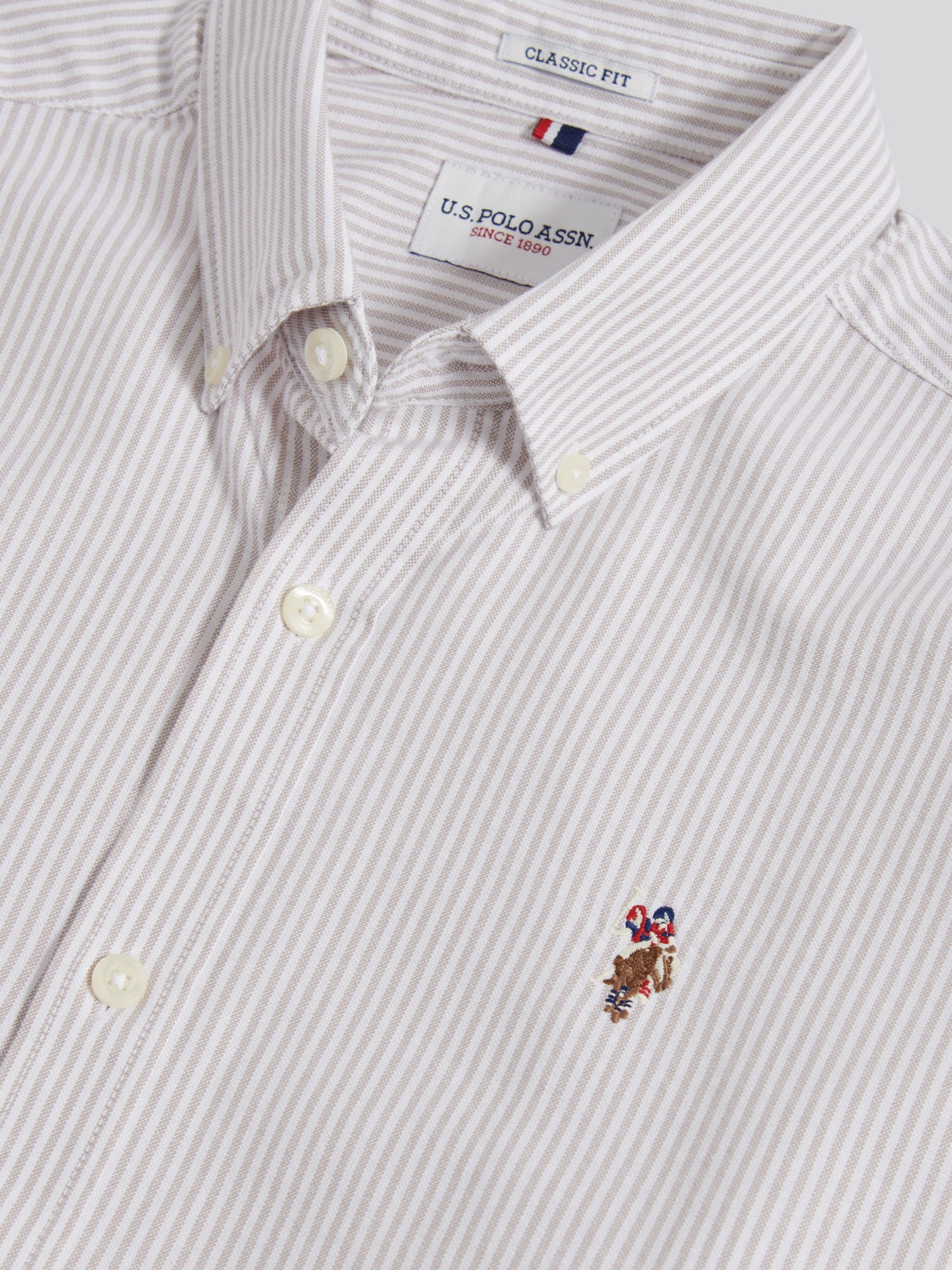 Mens Oxford Stripe Shirt Atmosphere - Image 8