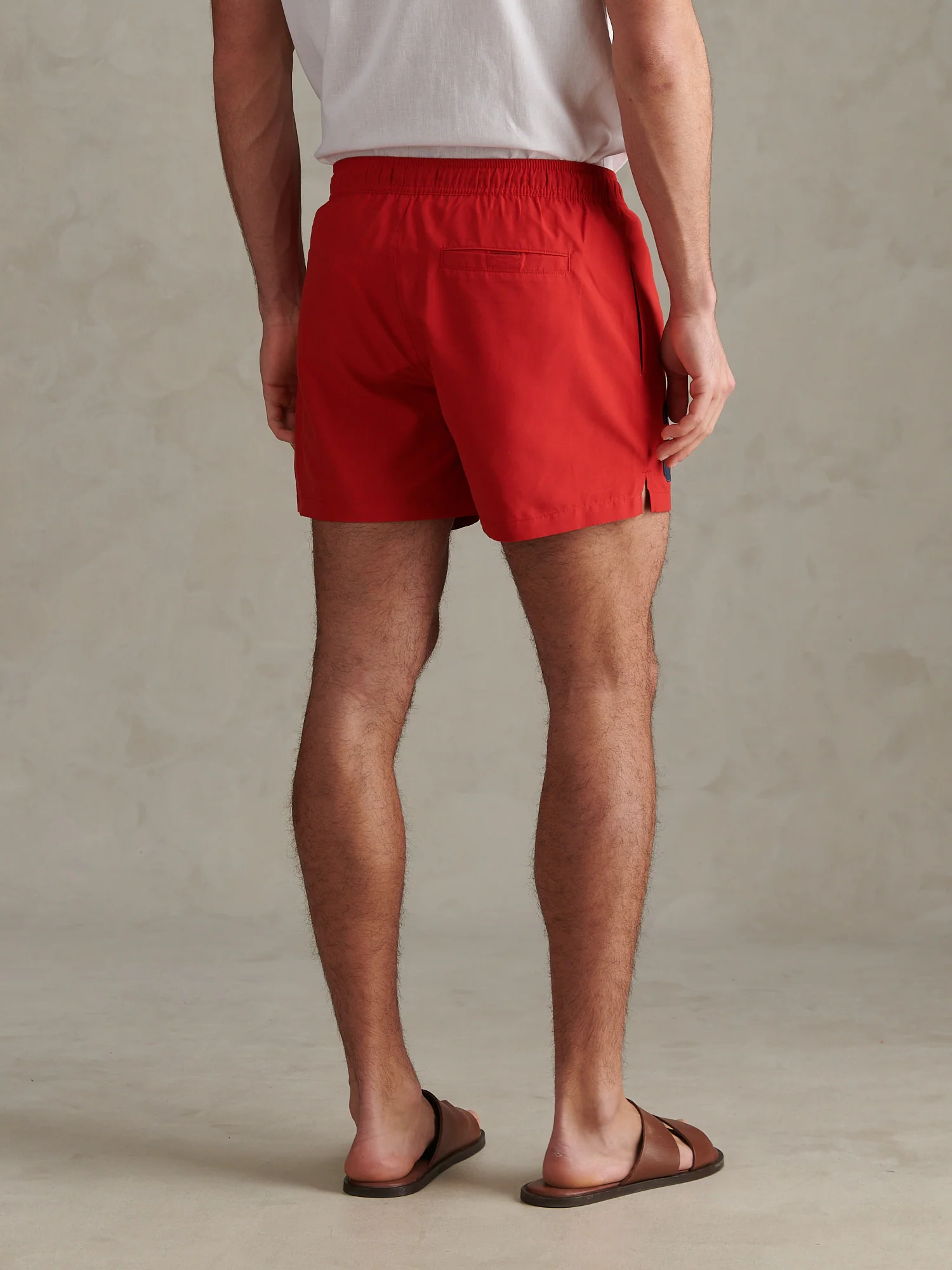 Mens Player 3 Swim Short Haute Red - Image 4
