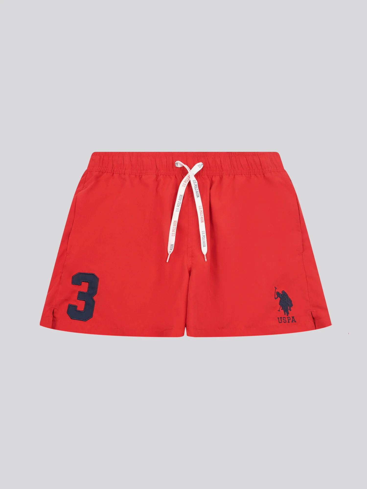 Mens Player 3 Swim Short Haute Red - Image 6