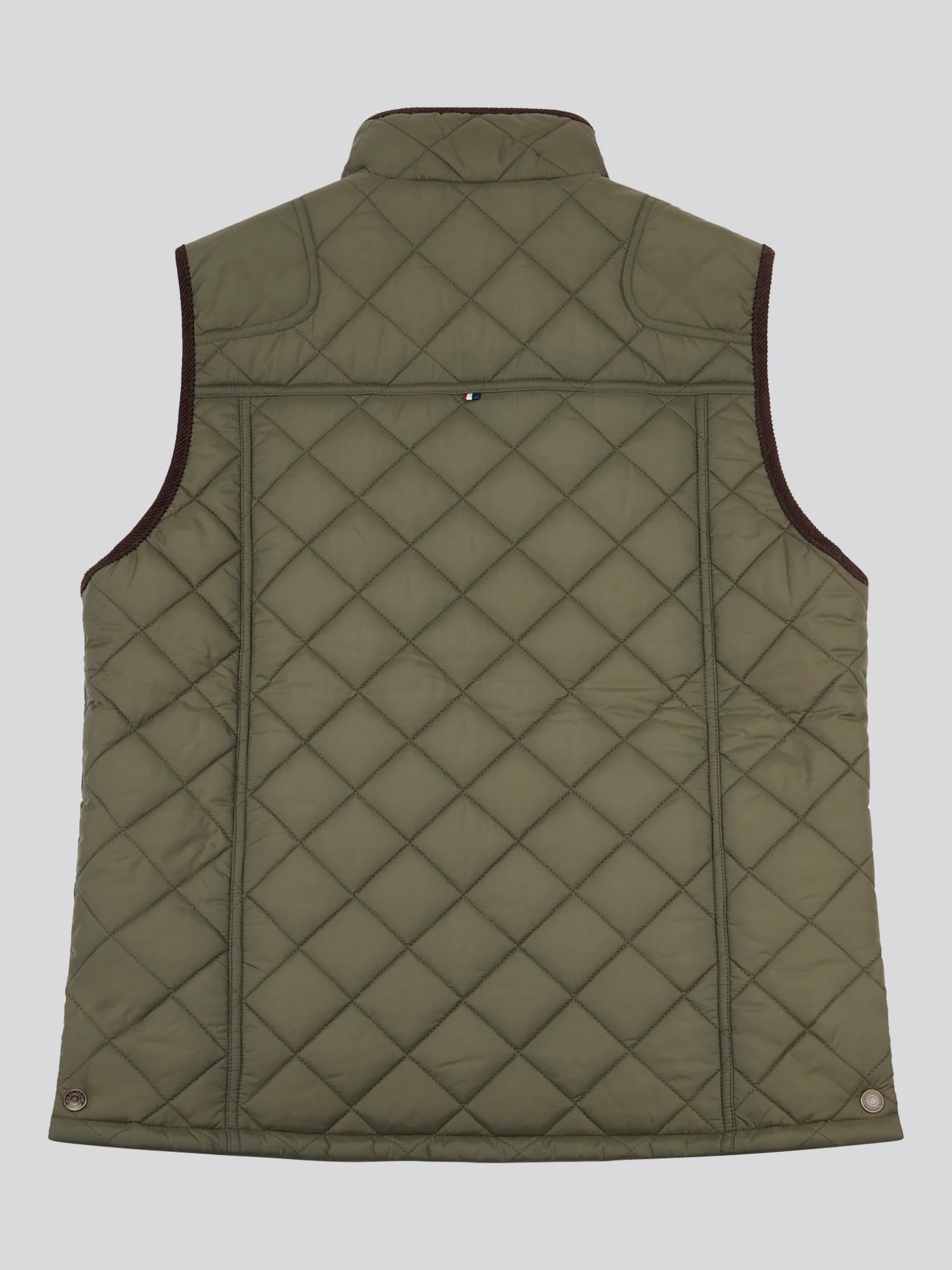 Mens Quilted Country Gilet Forest Night - Image 8