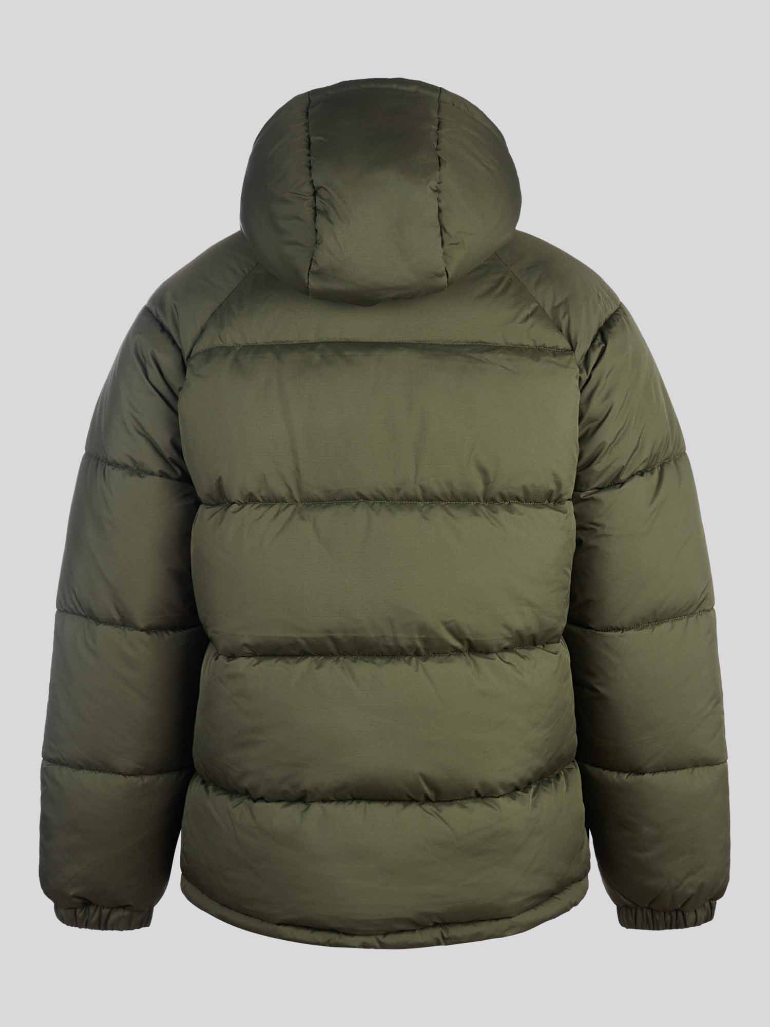Mens Ripstop Hooded Puffer Jacket in Forest Night - Image 8