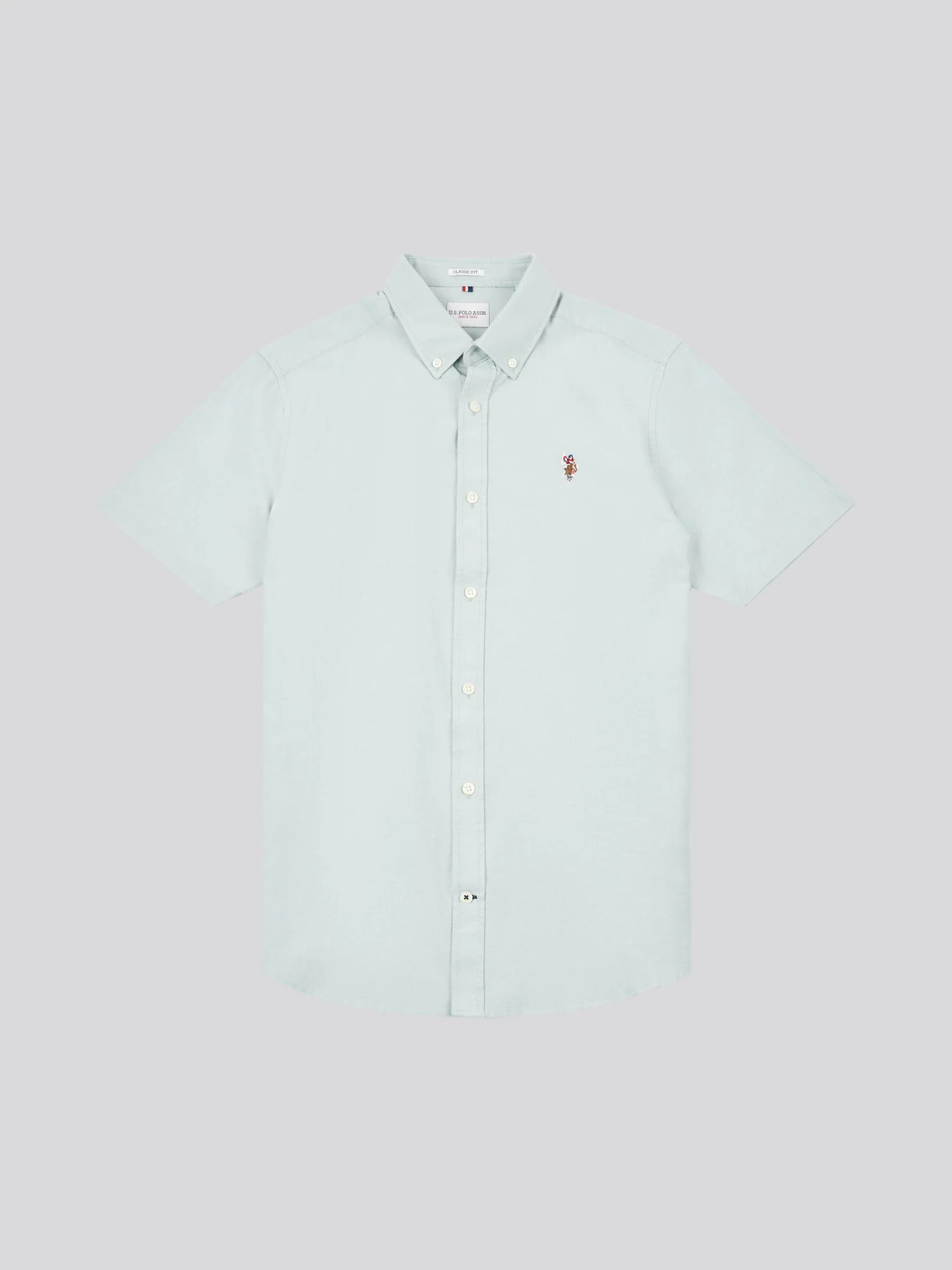 Mens Short Sleeve Oxford Shirt Green Bay - Image 5