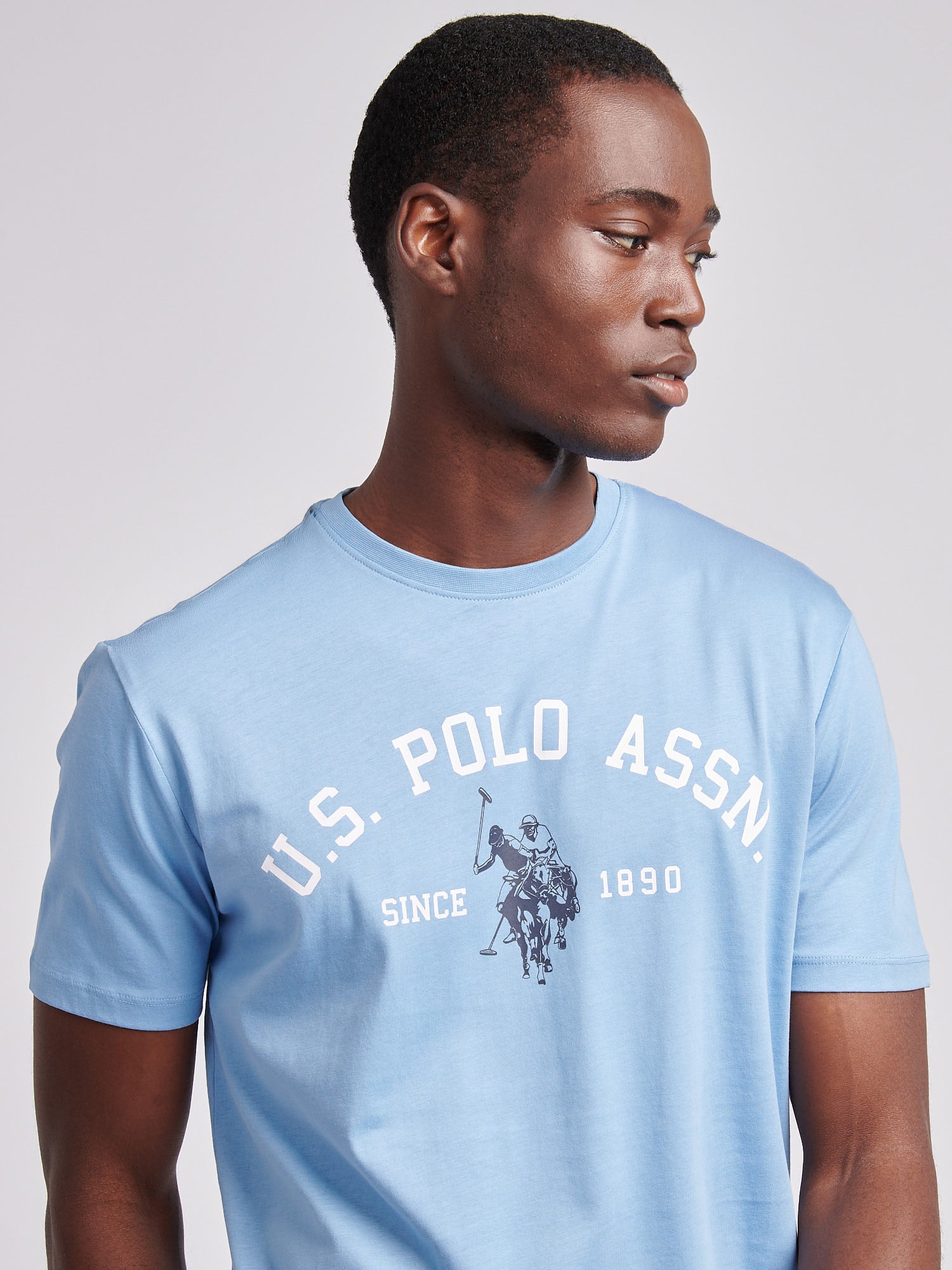Mens Signature Arch Print T-Shirt Allure - Image 2