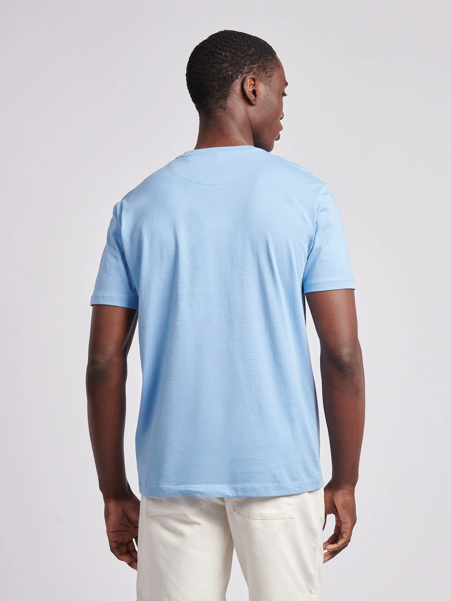 Mens Signature Arch Print T-Shirt Allure - Image 4