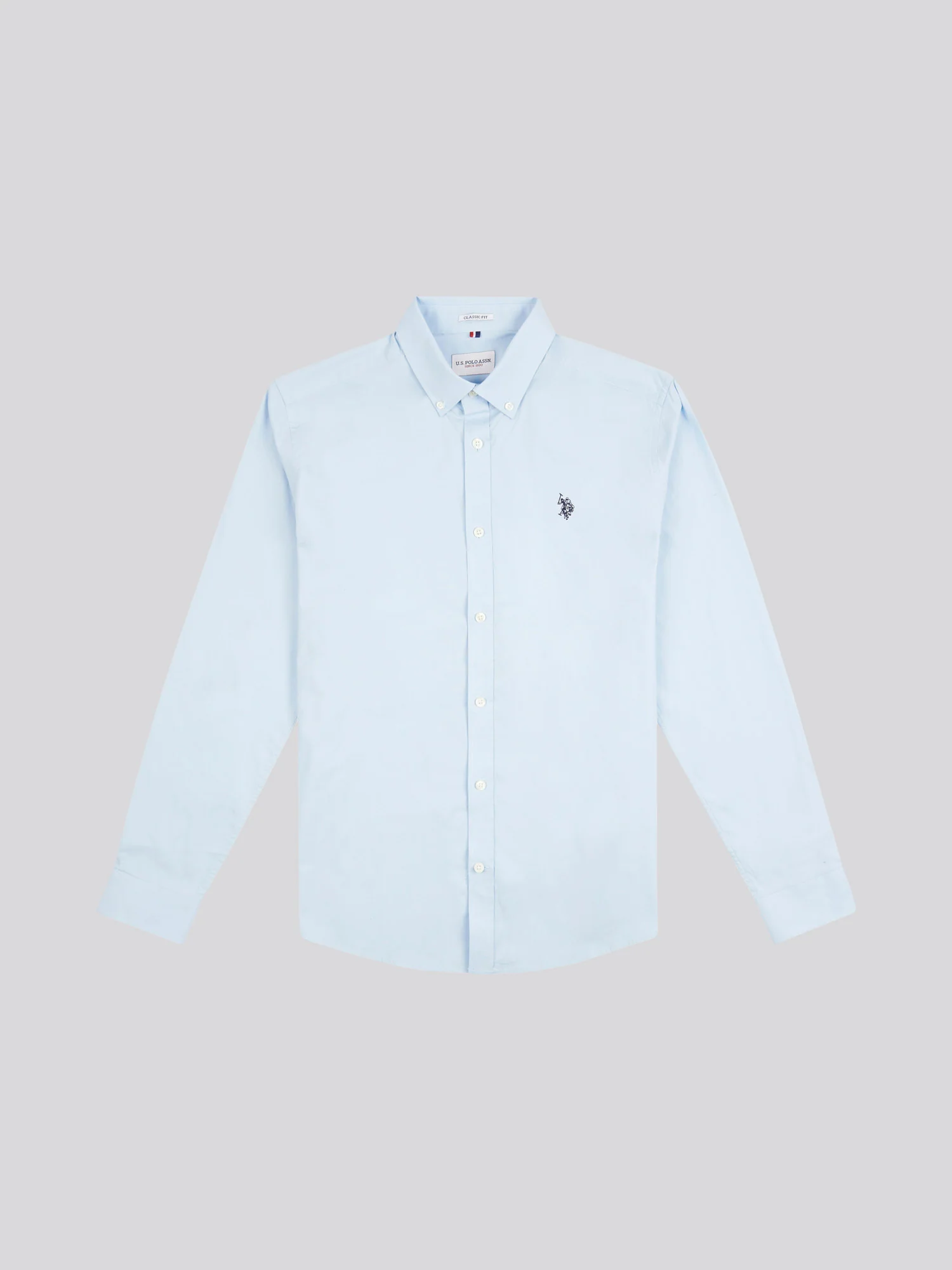 Mens Stretch Cotton Poplin Shirt Skyway - Image 7