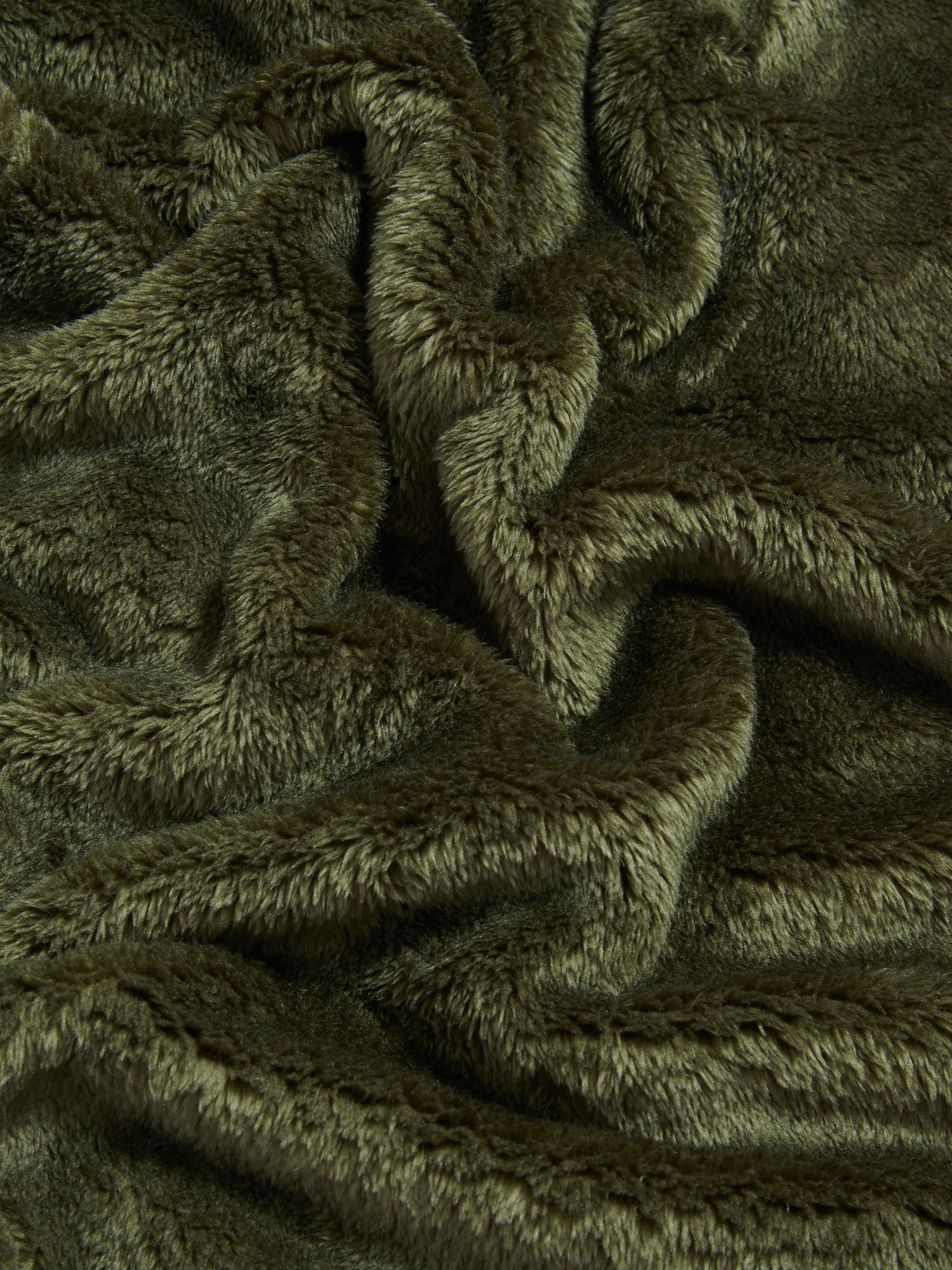 Premium Fleece Throw Capulet Olive - Image 9