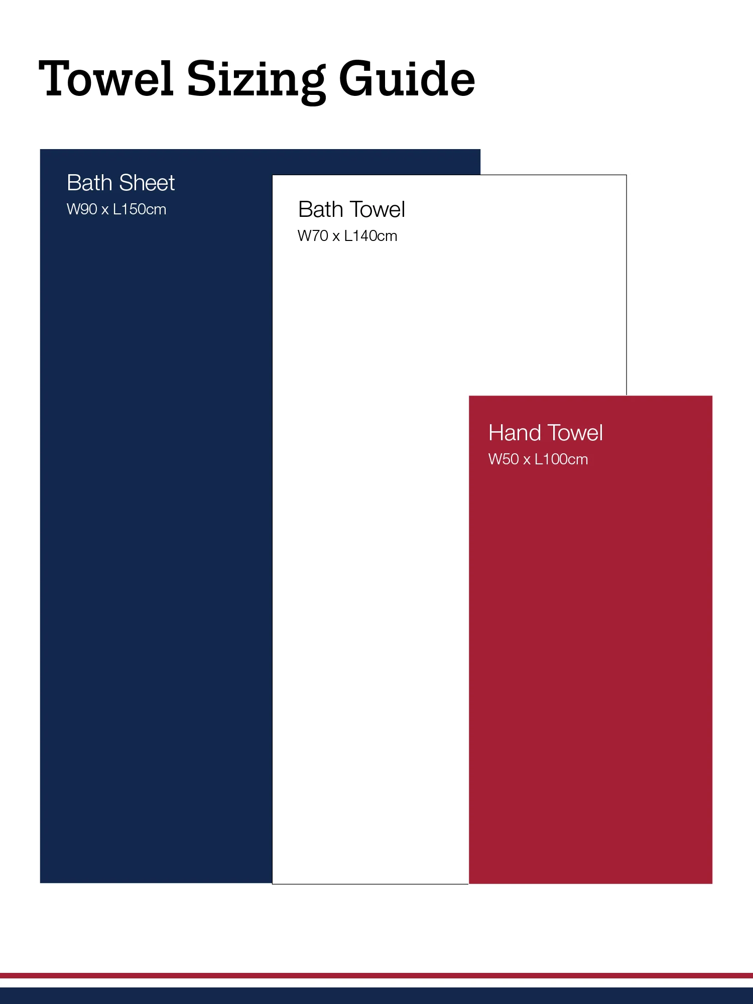 Pure Cotton Geo Towel in Navy Iris - Image 4