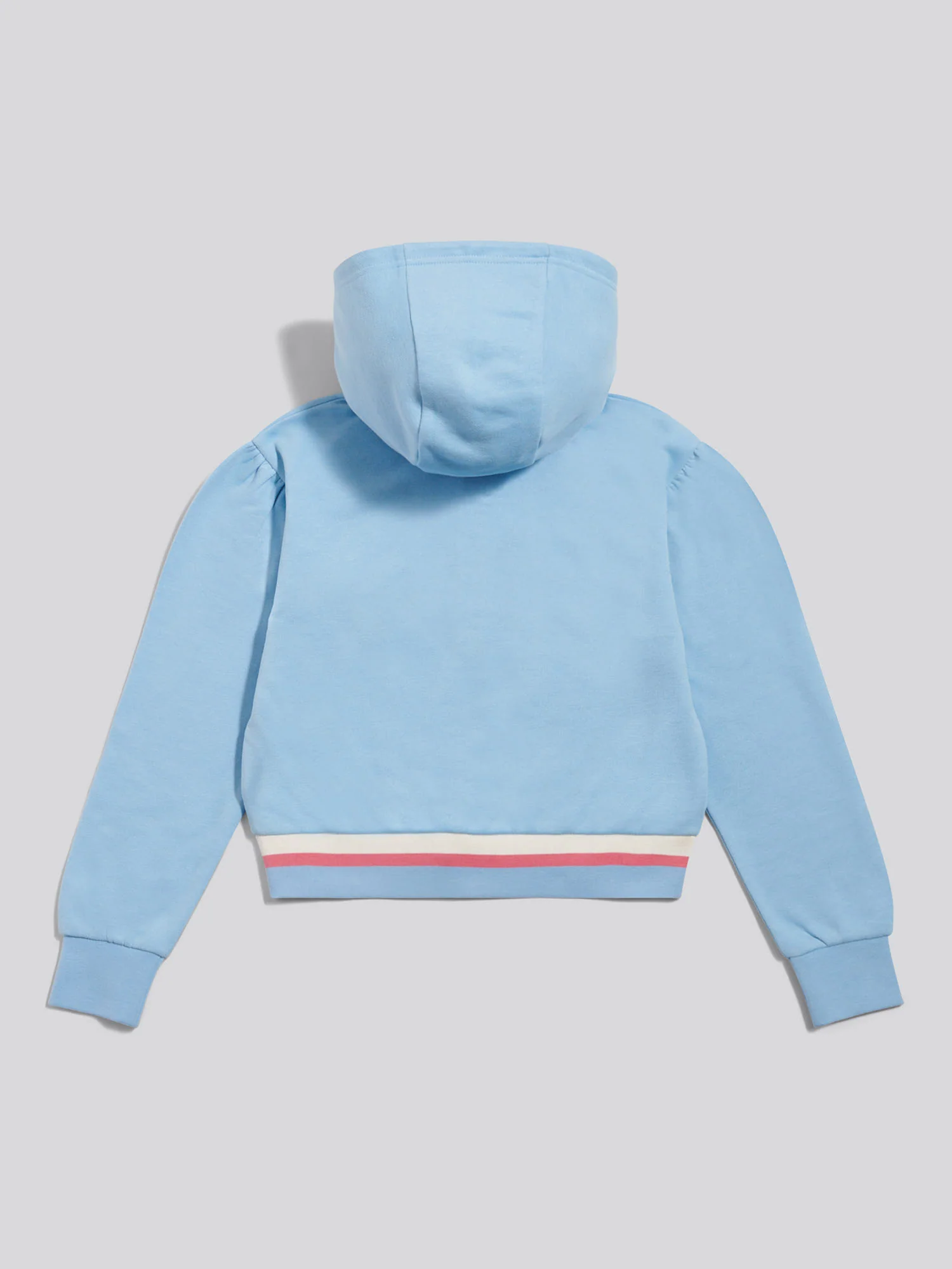 Girls Rainbow Stripe Double Horsemen Zip Through Hoodie Open Air - Image 6