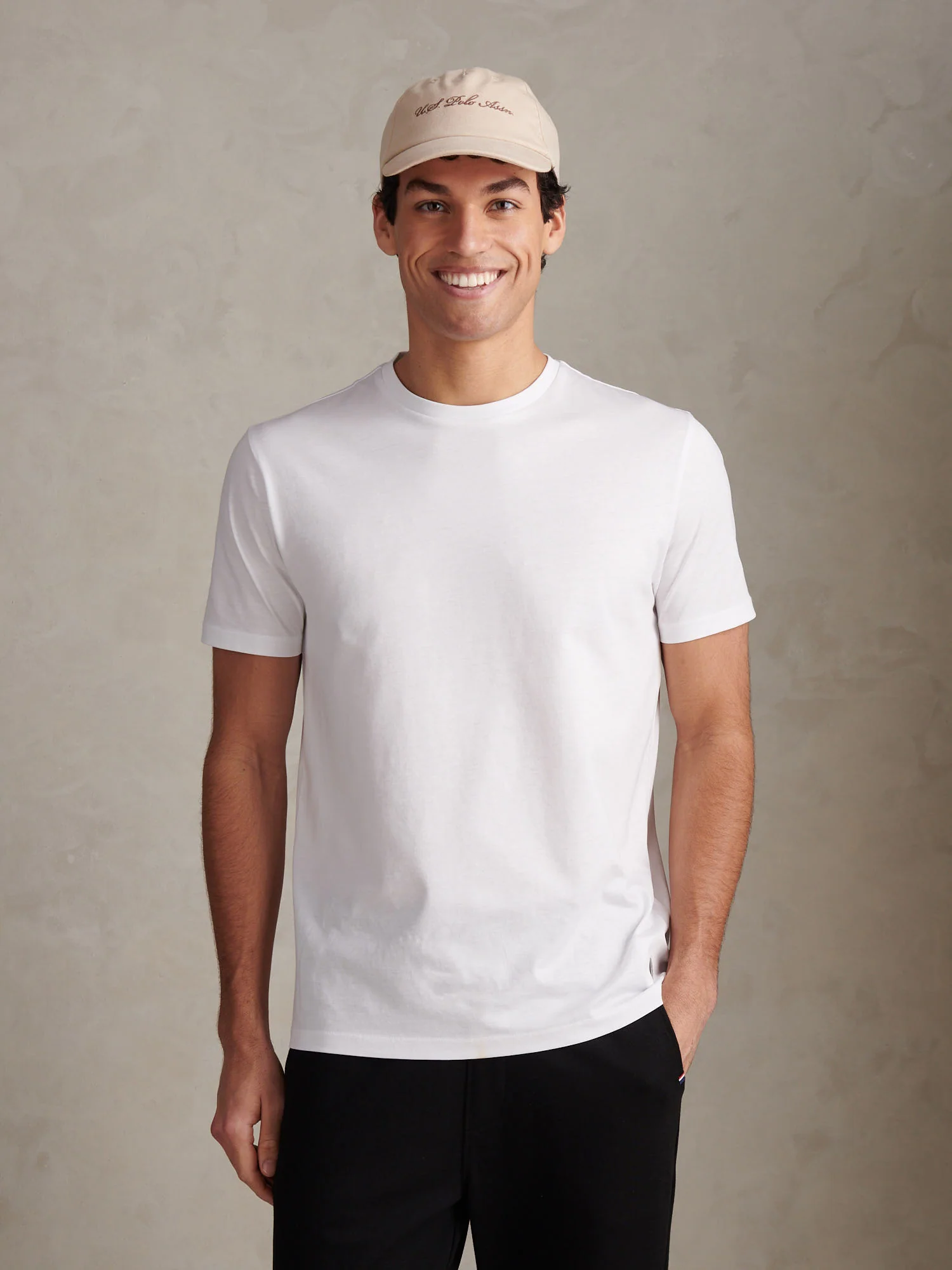 Mens Smart Mercerised T-Shirt Bright White