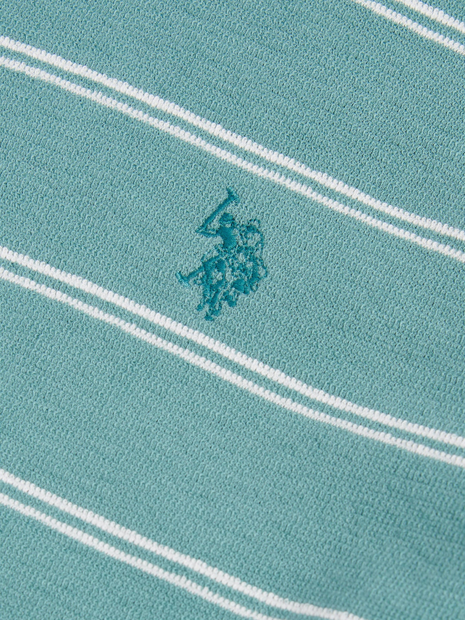 Mens Terry Stripe T-Shirt Arctic - Image 7