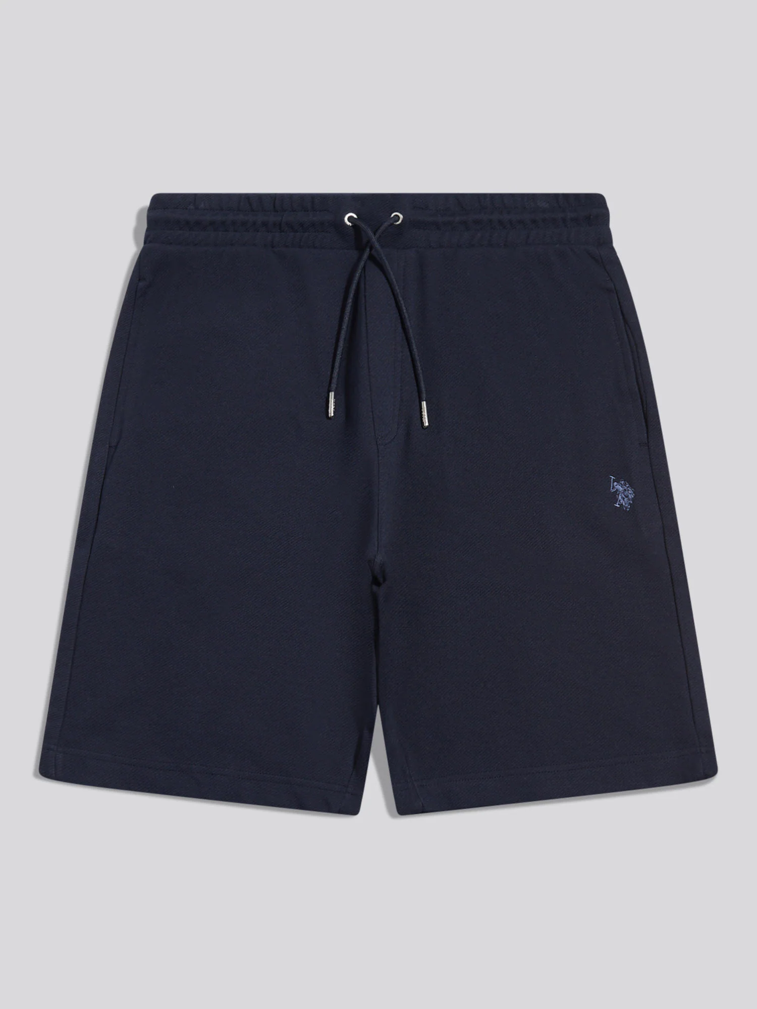 Mens Twill Texture Jersey Short Dark Sapphire Navy / Moonlight Blue DHM - Image 6