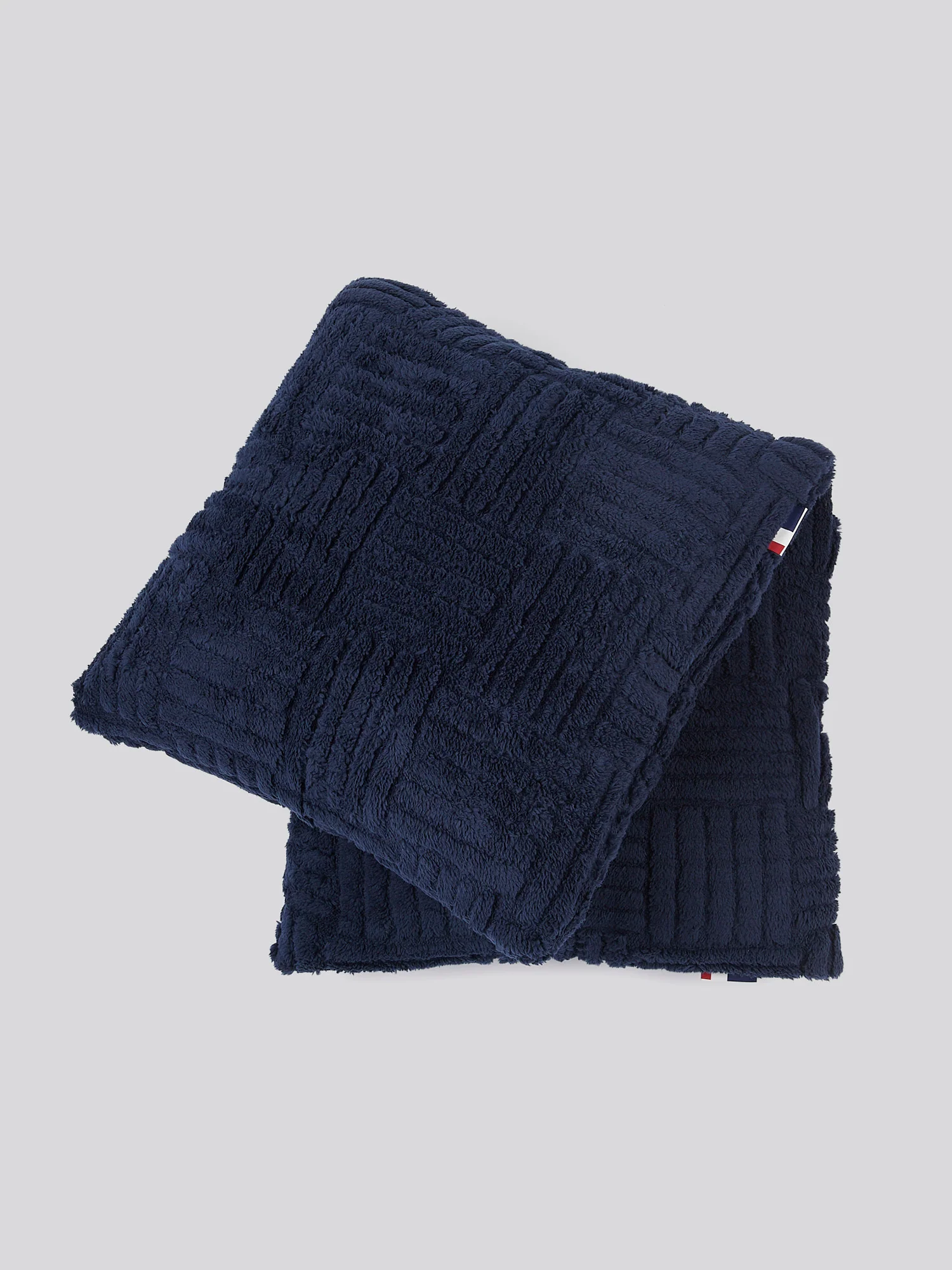 Premium Terrazzo Jacquard 2-Cushion Set in Navy Iris - Image 2