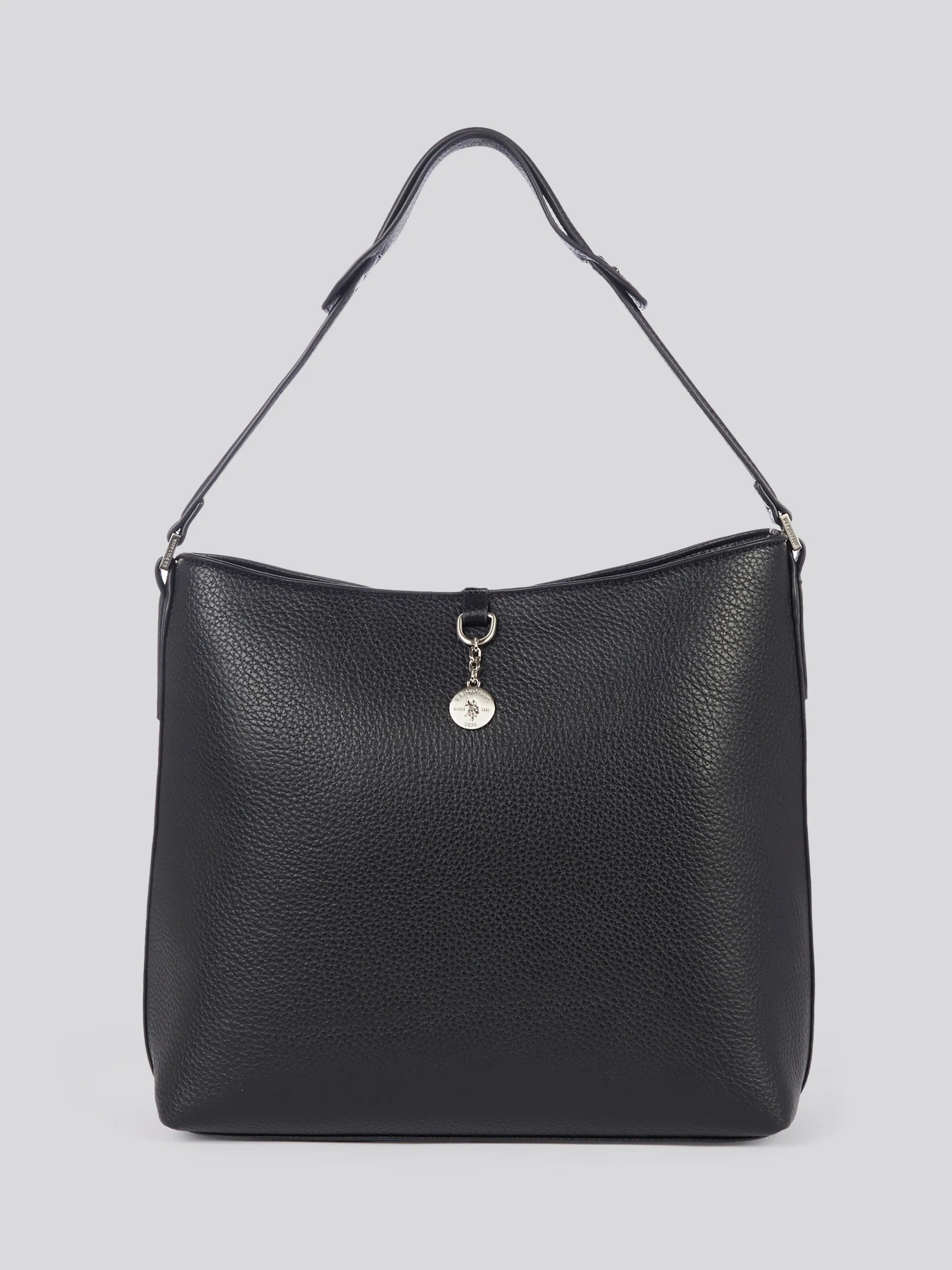 U.S. Polo Assn. Womens Breezy Hobo Bag in Black
