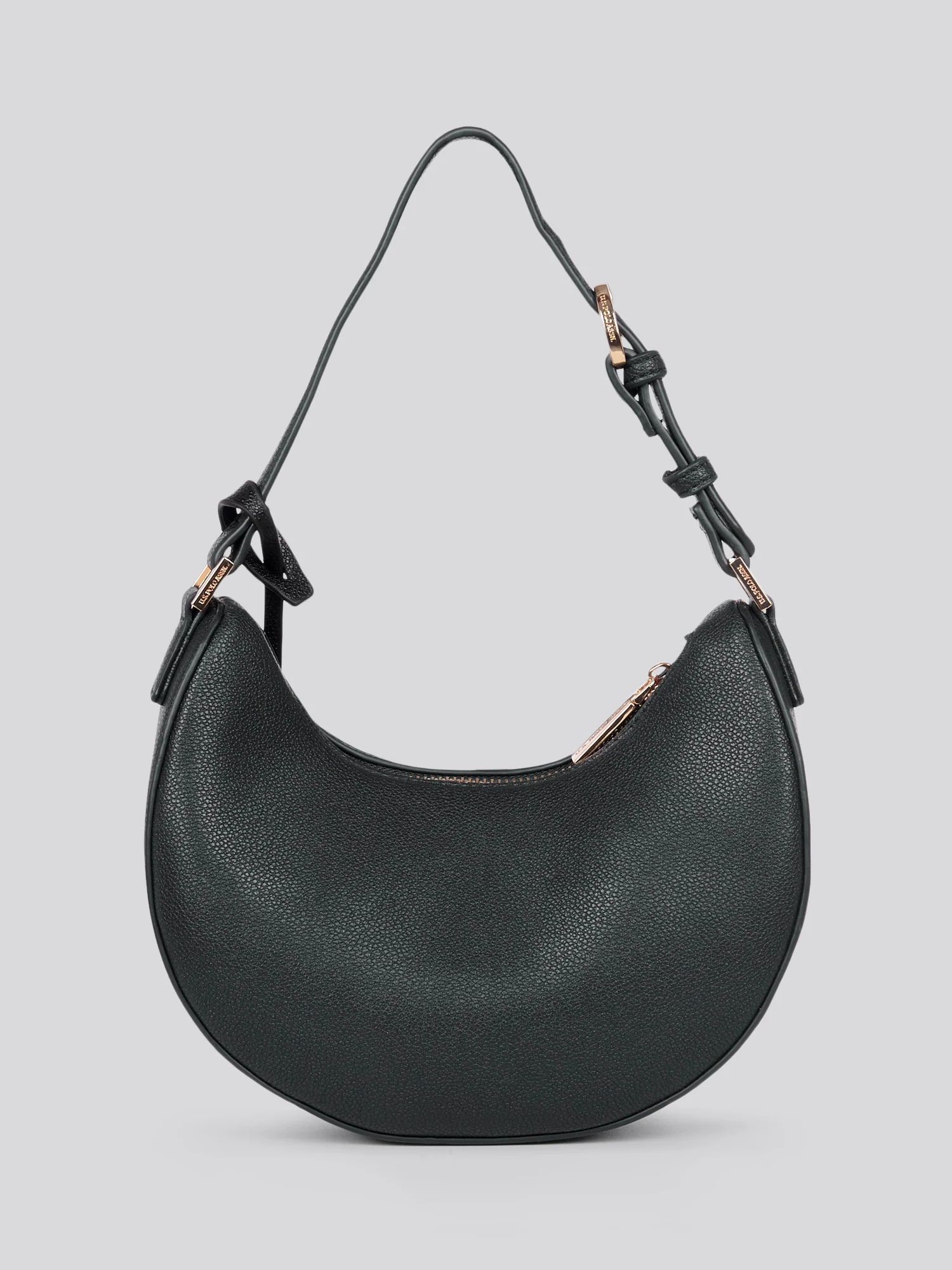 U.S. Polo Assn. Womens Jones Small Round Hobo Bag in Black - Image 6