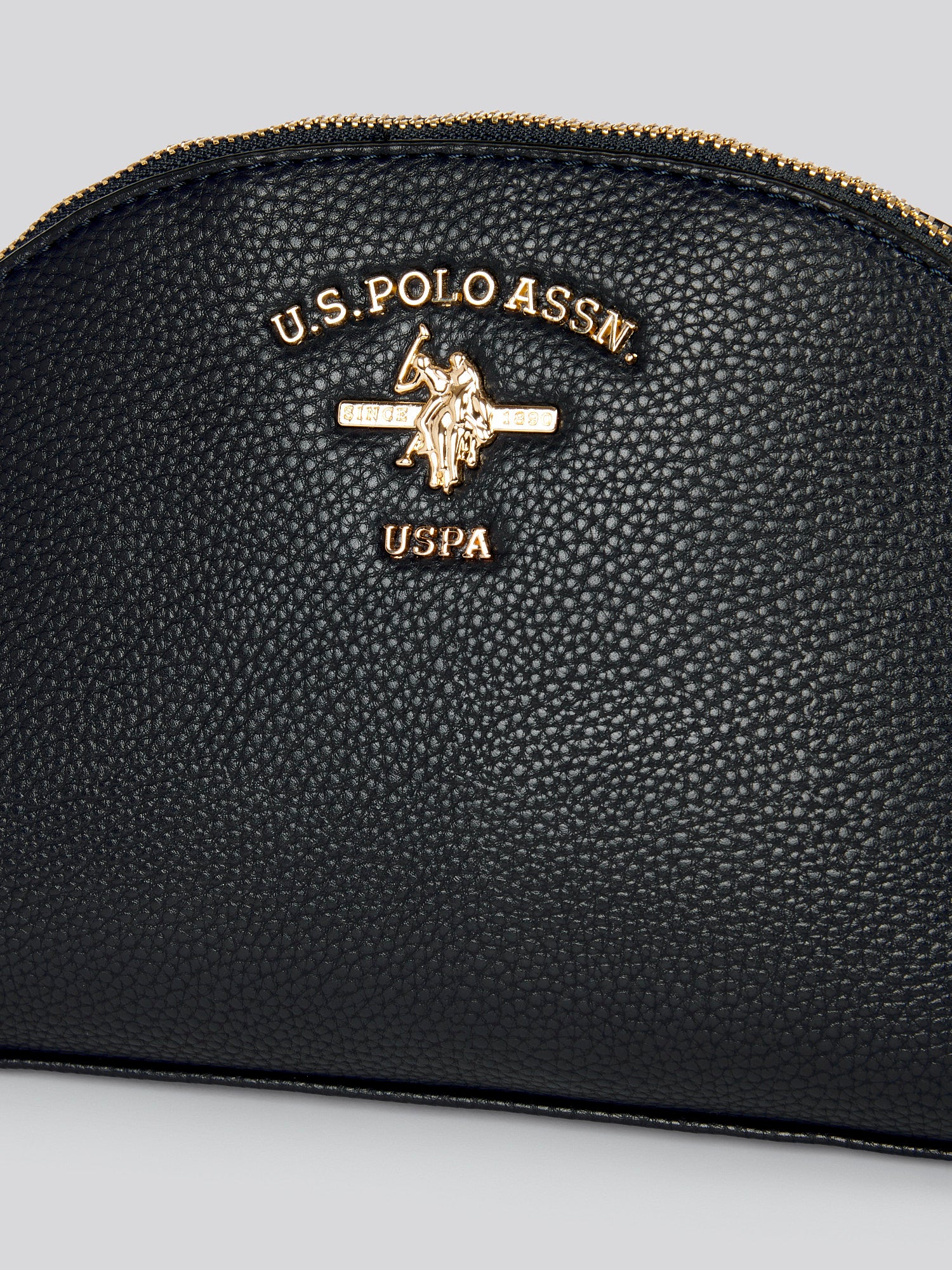 U.S. Polo Assn. Womens Stanford Baguette Bag in Black - Image 4