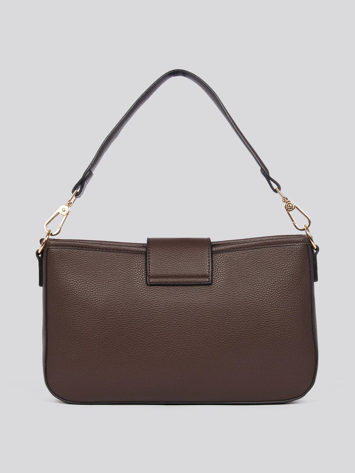 U.S. Polo Assn. Womens Stanford Baguette Bag in Dark Brown - Image 3