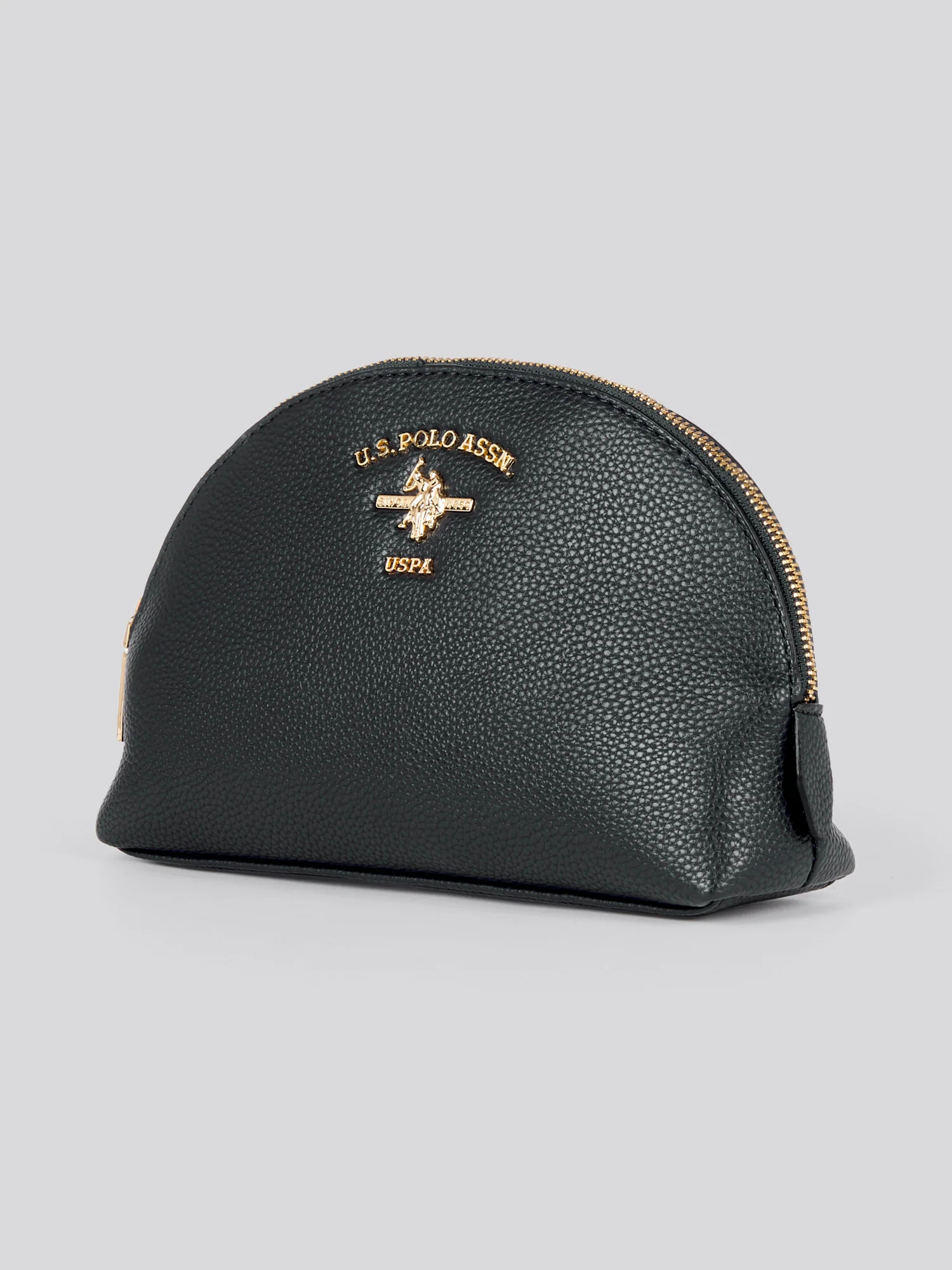 U.S. Polo Assn. Womens Stanford Round Beauty Bag in Black - Image 5