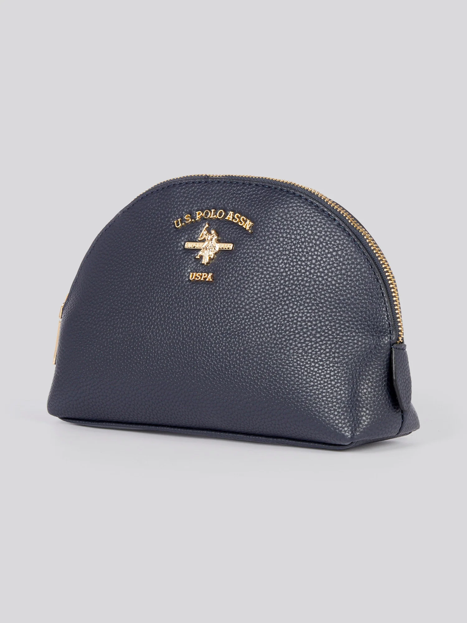 U.S. Polo Assn. Womens Stanford Round Beauty Bag in Navy - Image 2