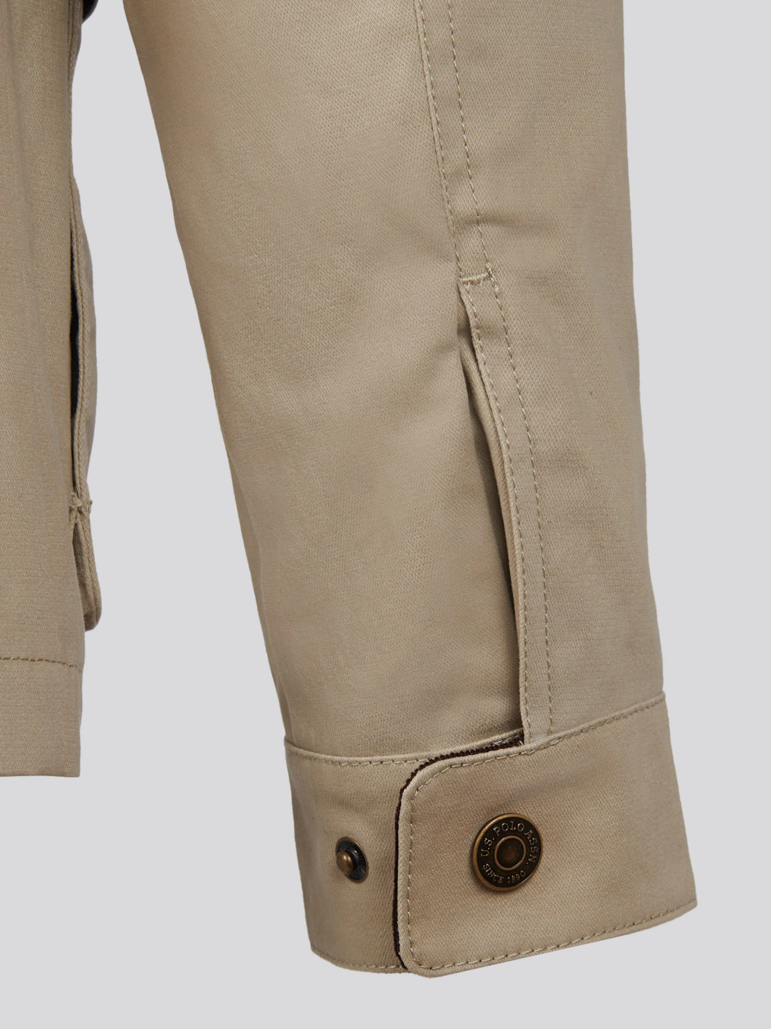 Mens Textured Collared Jacket Trench Coat - Image 6