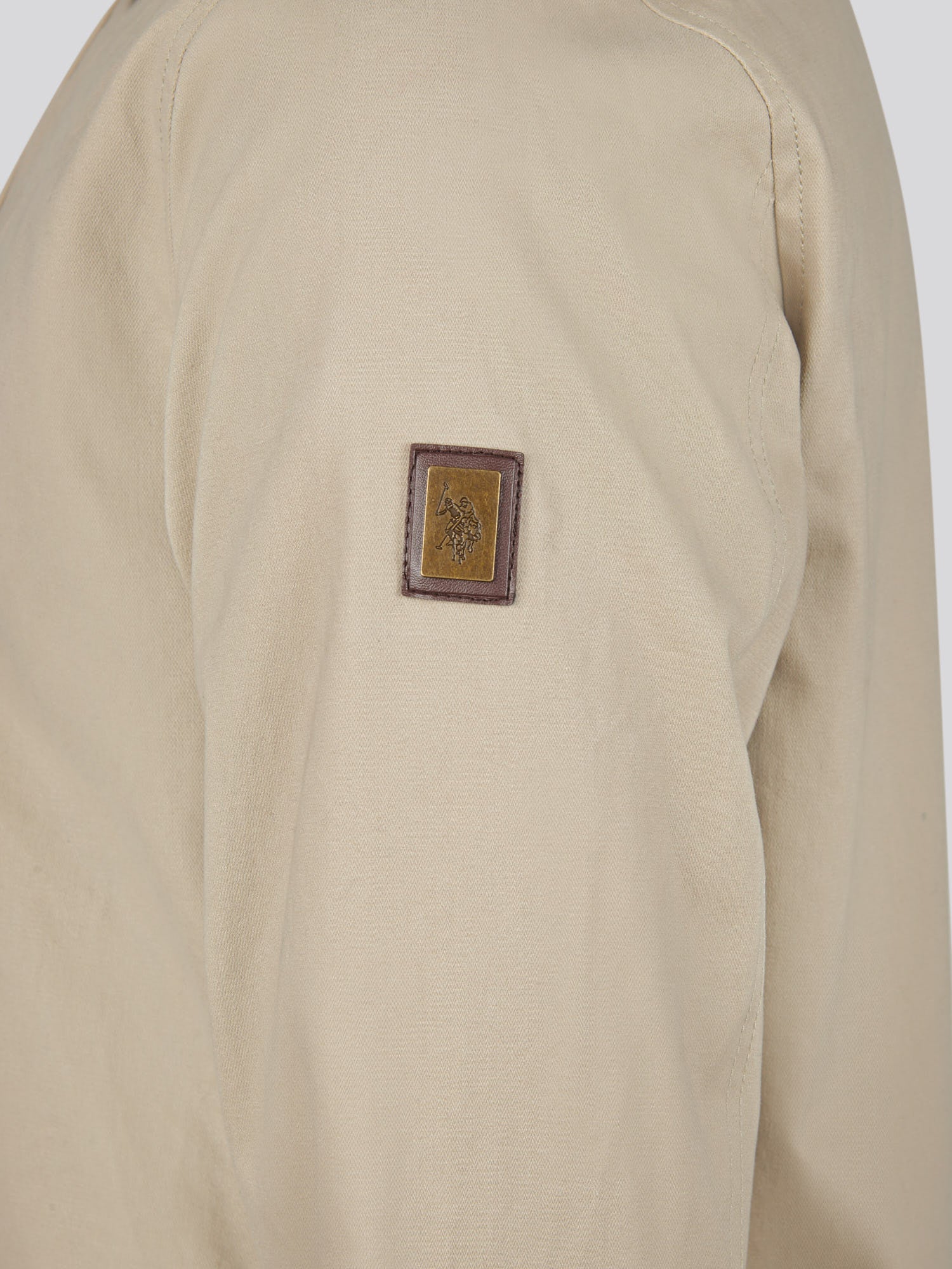 Mens Textured Collared Jacket Trench Coat - Image 7