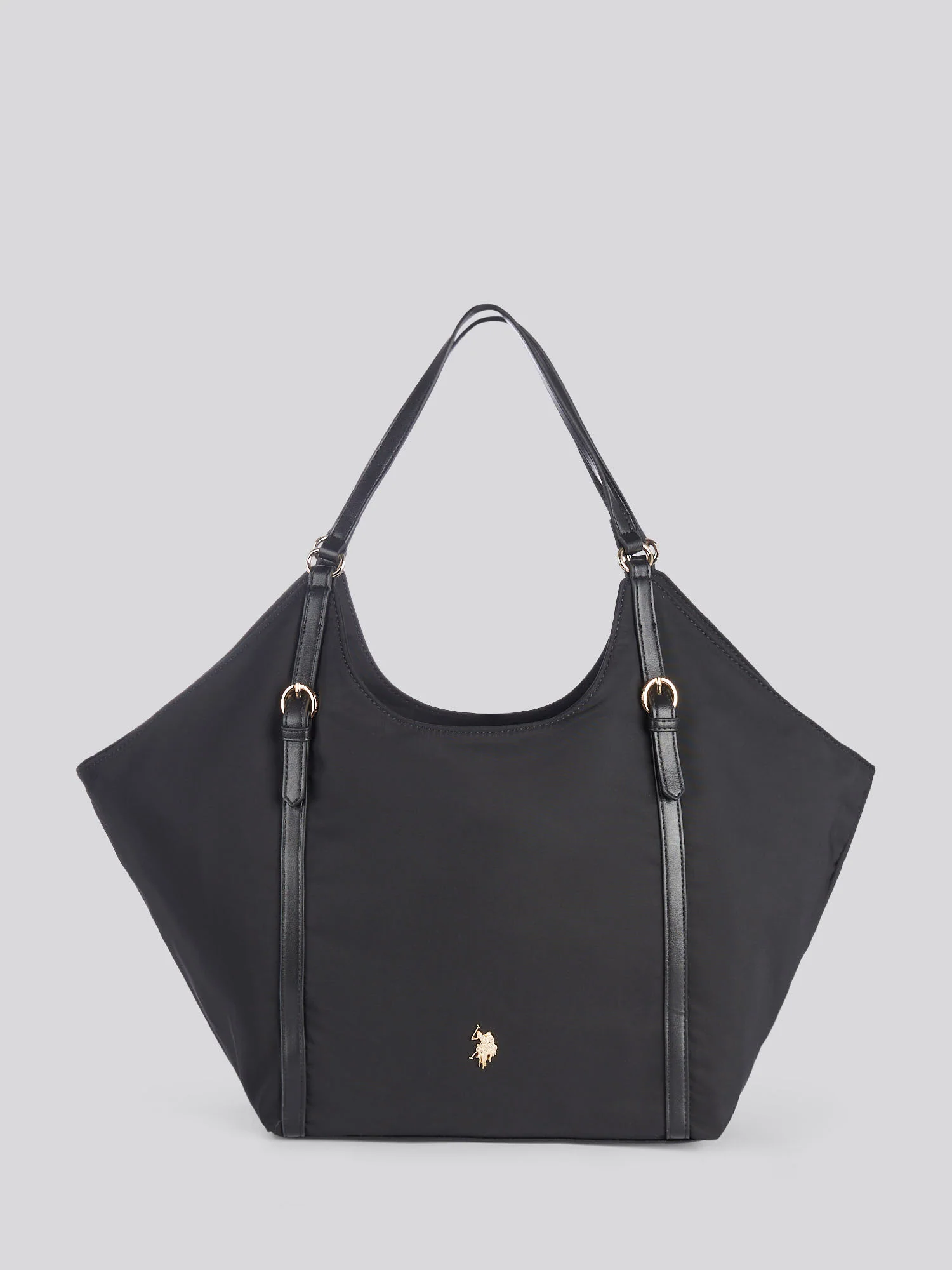 U.S. Polo Assn. Womens Houston Large Double Handle Bag Black