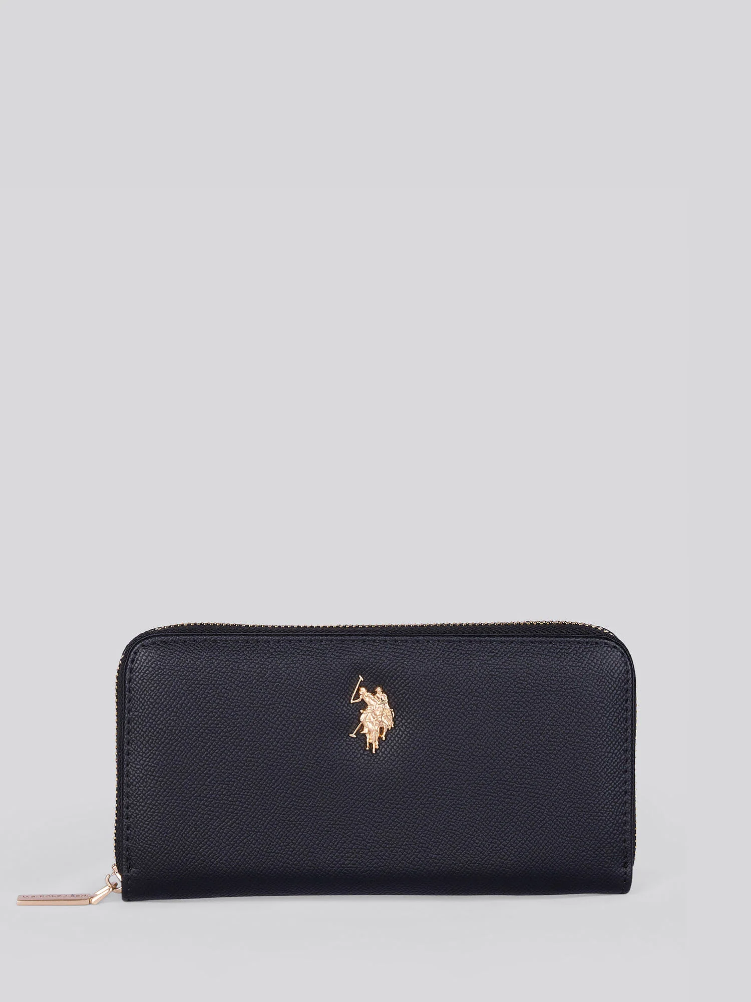 Womens Jones Large Zip Around Wallet in Black