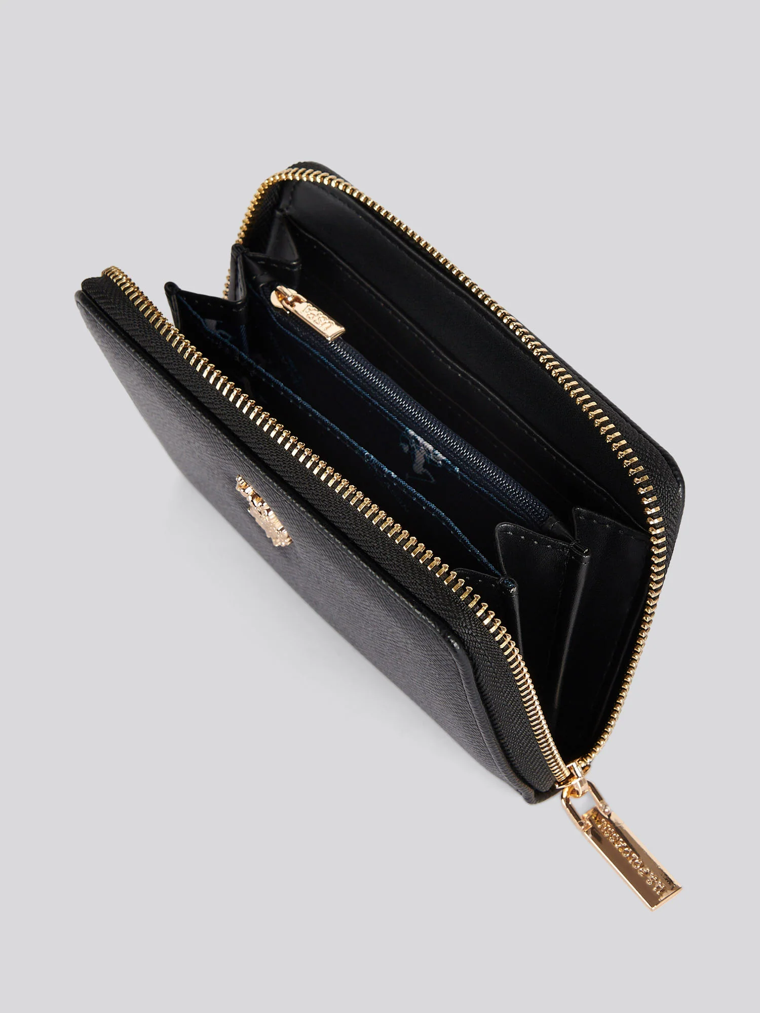 Womens Jones Medium Zip Wallet in Black - Image 4