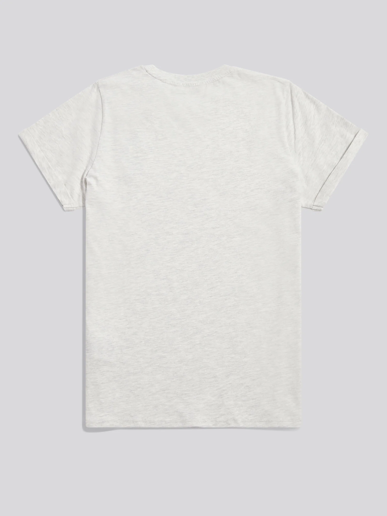 Womens Large Tonal Double Horsemen T-Shirt in Light Grey Marl WUP - Image 6