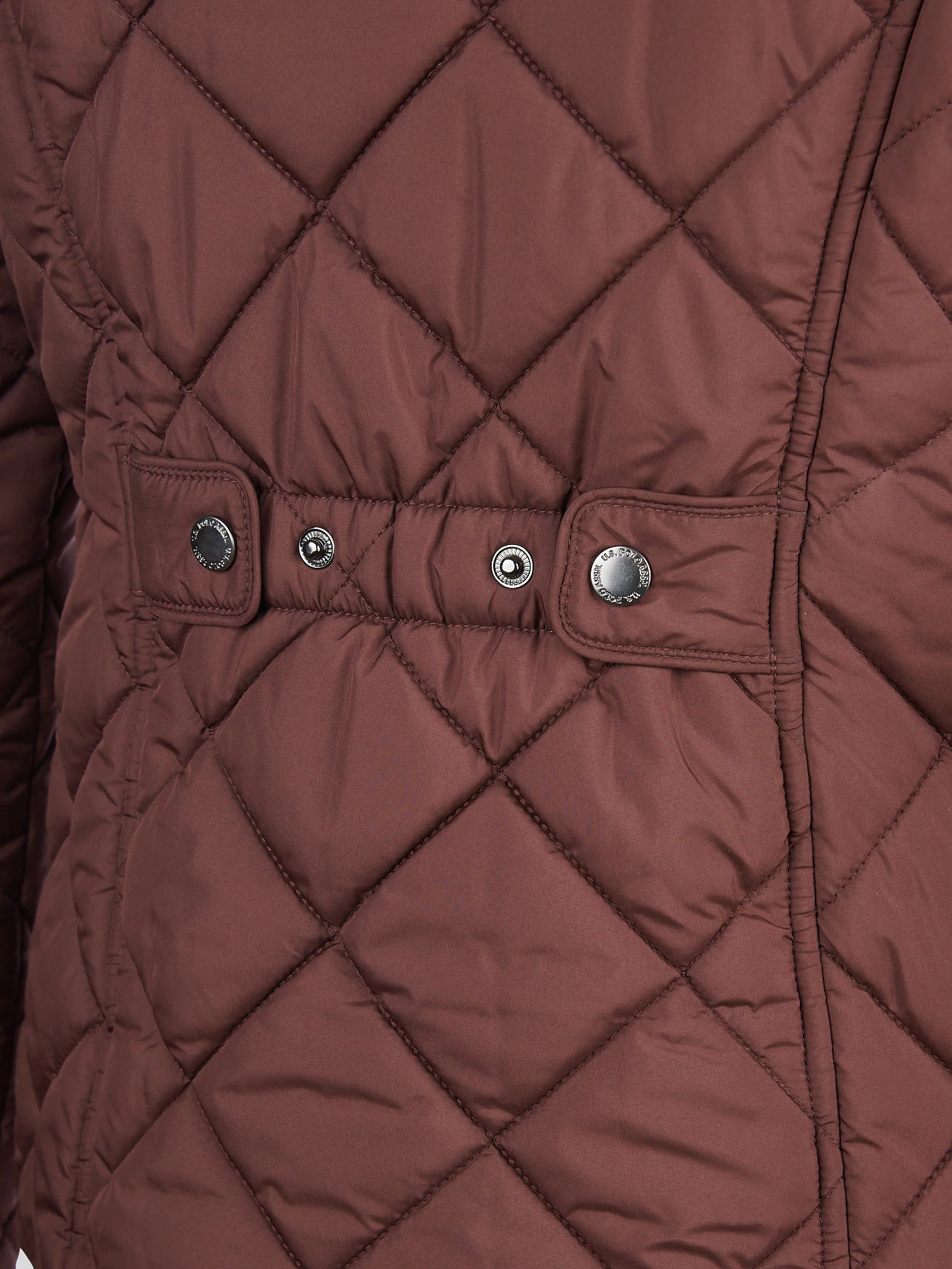 Womens Lightweight Quilted Jacket in Puce - Image 12