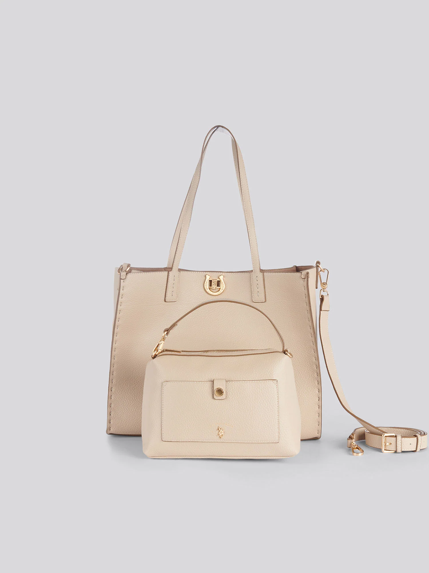 Womens Middleton Large Shopping Bag in Beige