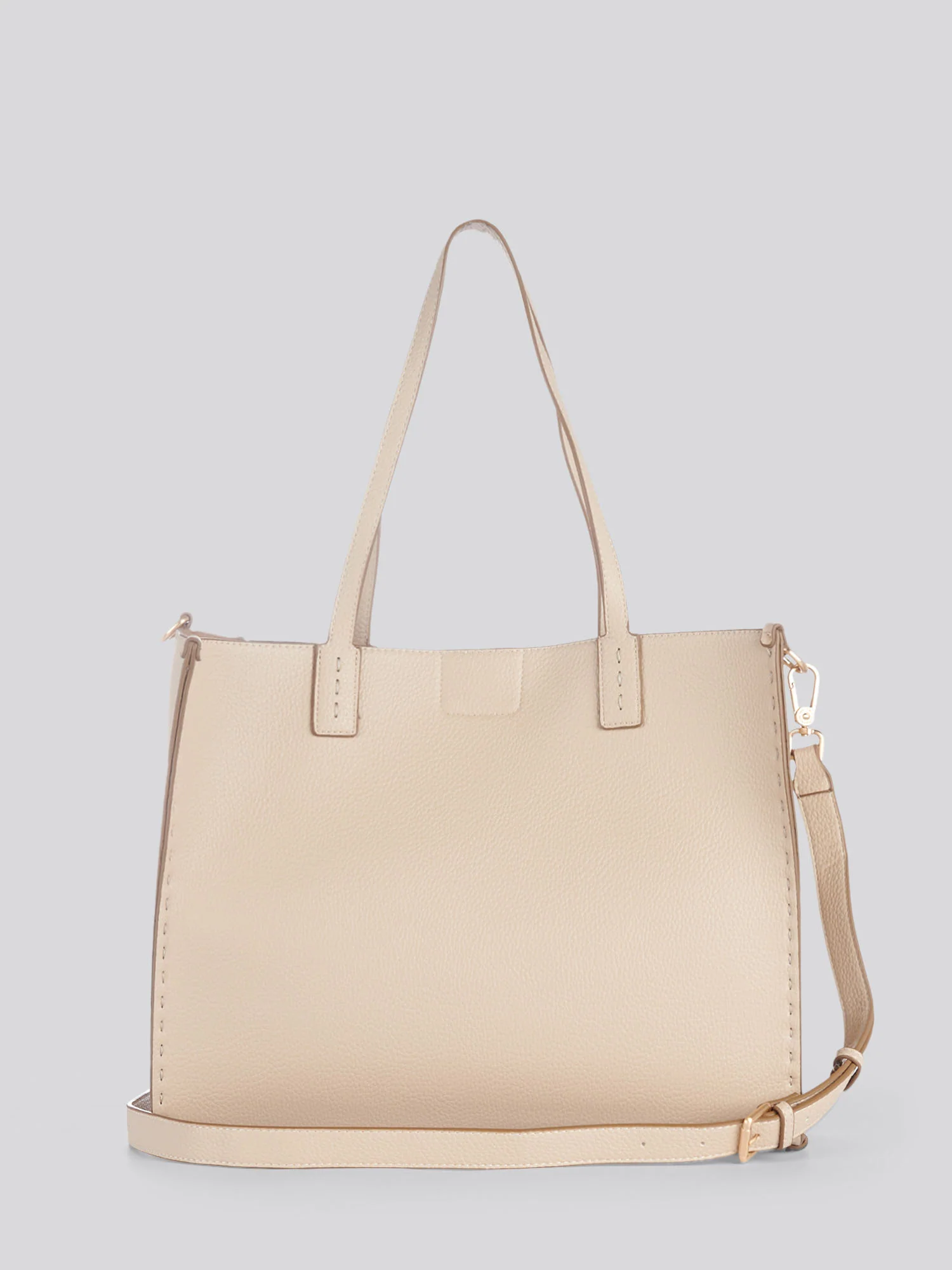 Womens Middleton Large Shopping Bag in Beige - Image 5