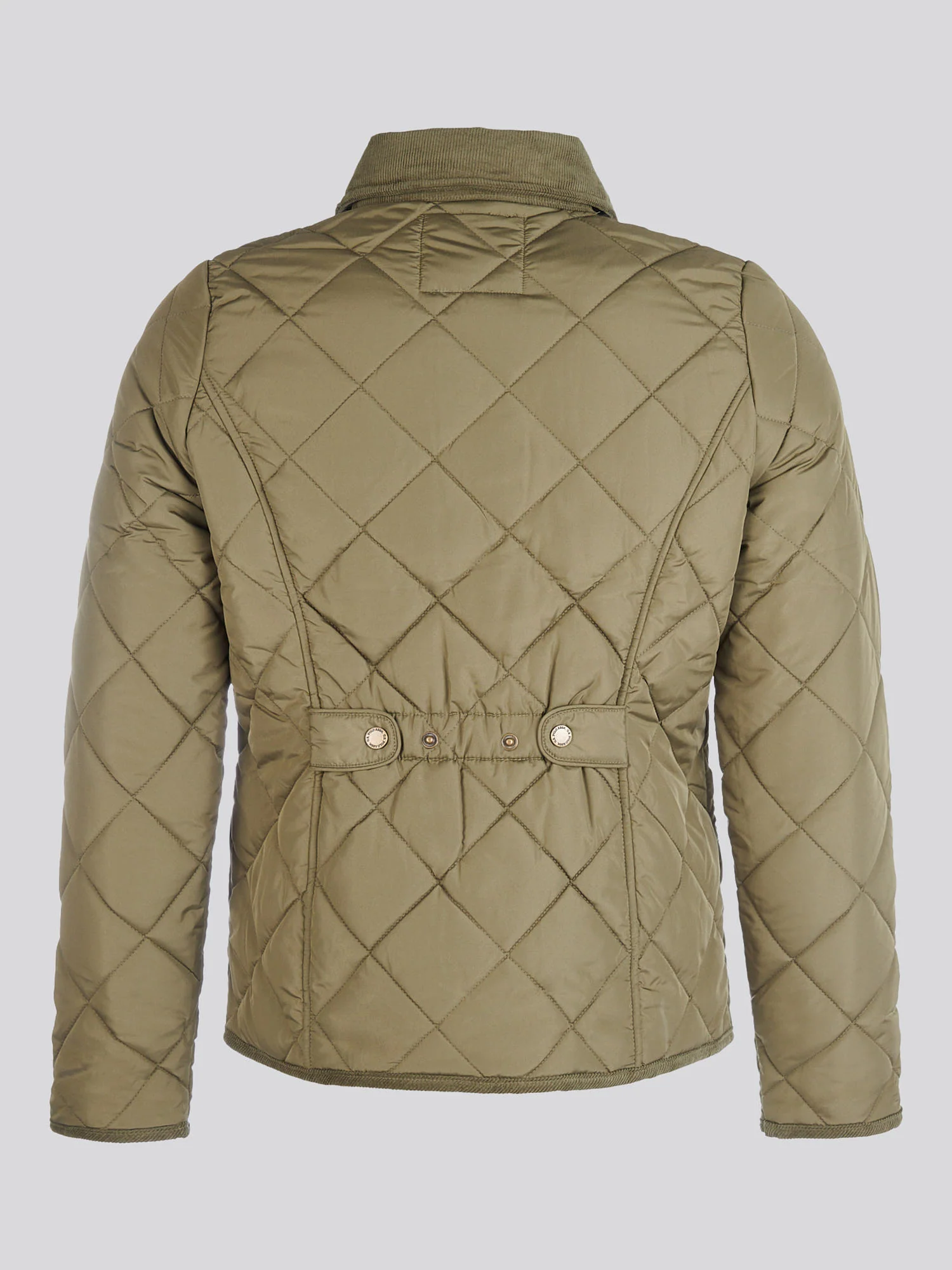 Womens Quilted Country Jacket in Kalamata Green - Image 8