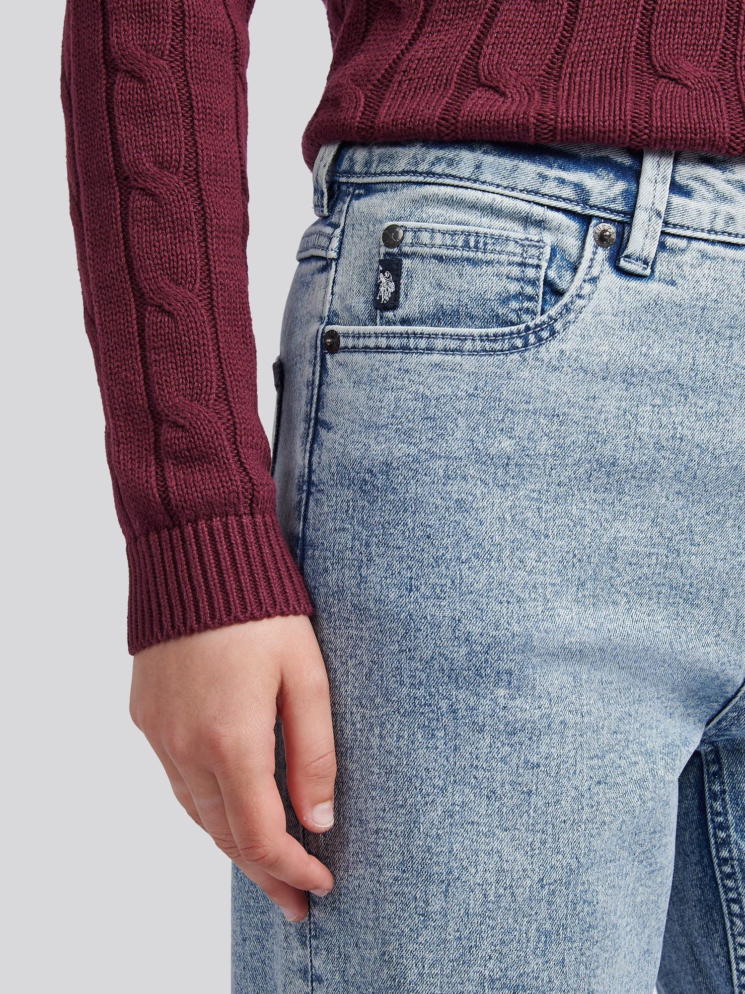 Womens Straight Fit Jean Stone Wash WUP - Image 2