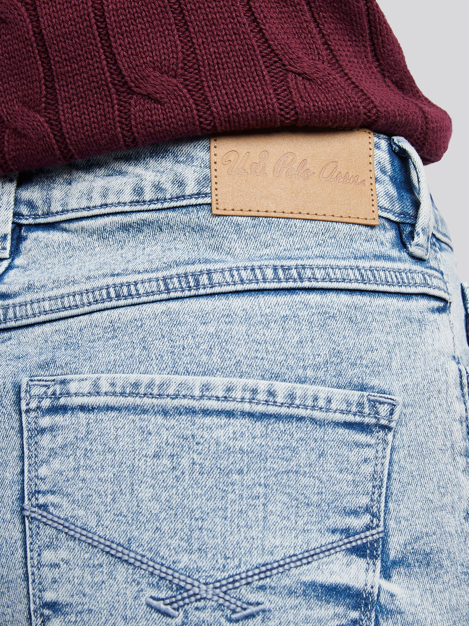 Womens Straight Fit Jean Stone Wash WUP - Image 5