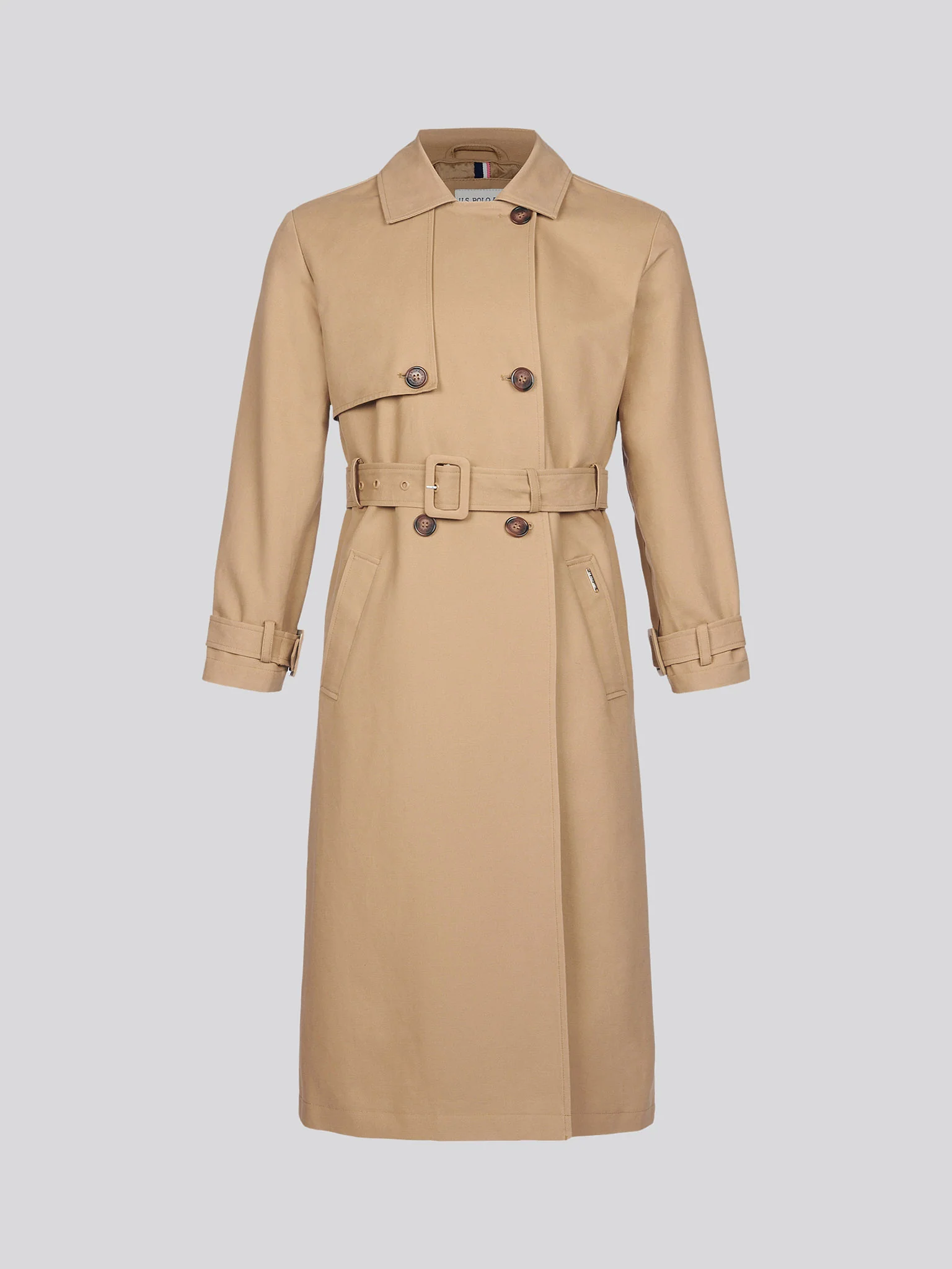 Womens Trench Coat in Incense - Image 12