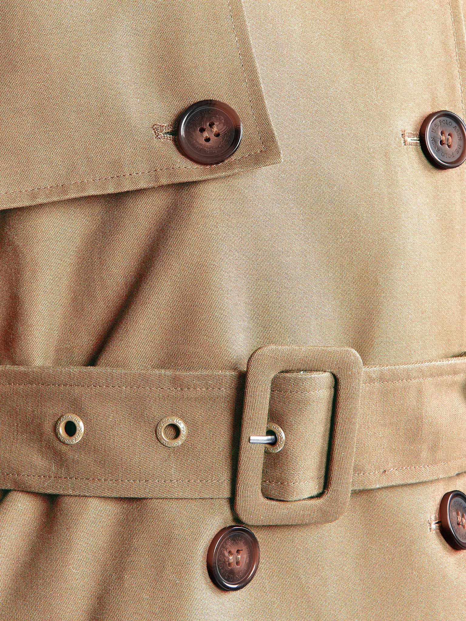 Womens Trench Coat in Incense - Image 15