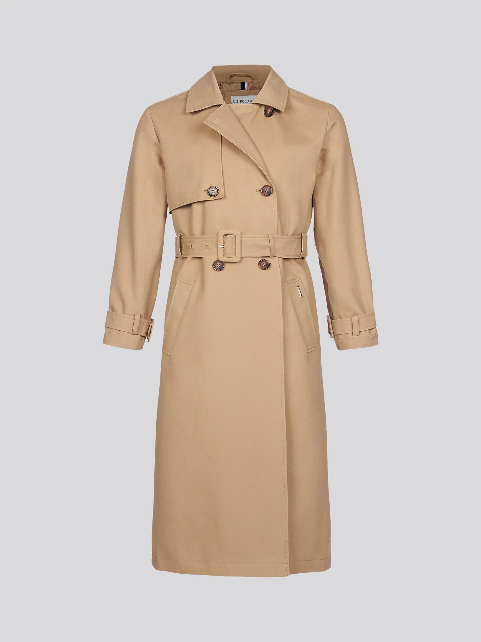 Womens Trench Coat in Incense - Image 17