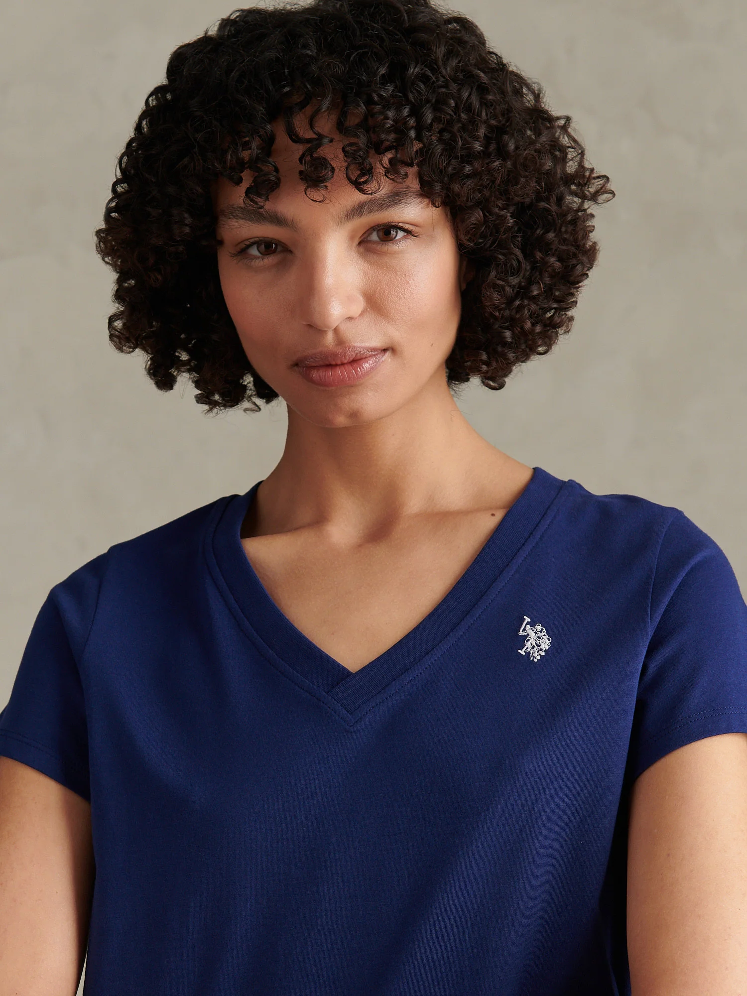 Womens V-Neck T-Shirt Marlin - Image 2