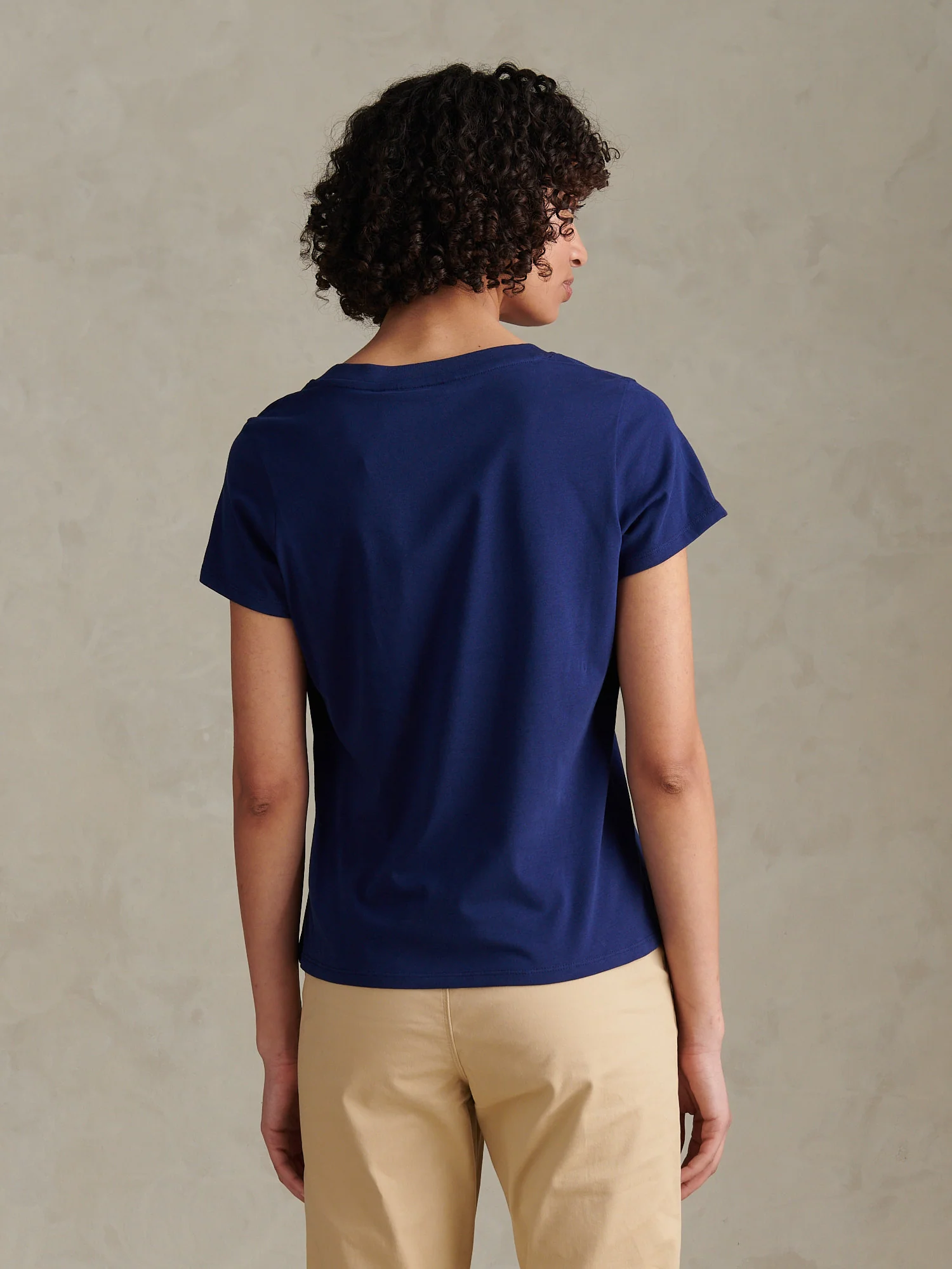 Womens V-Neck T-Shirt Marlin - Image 4