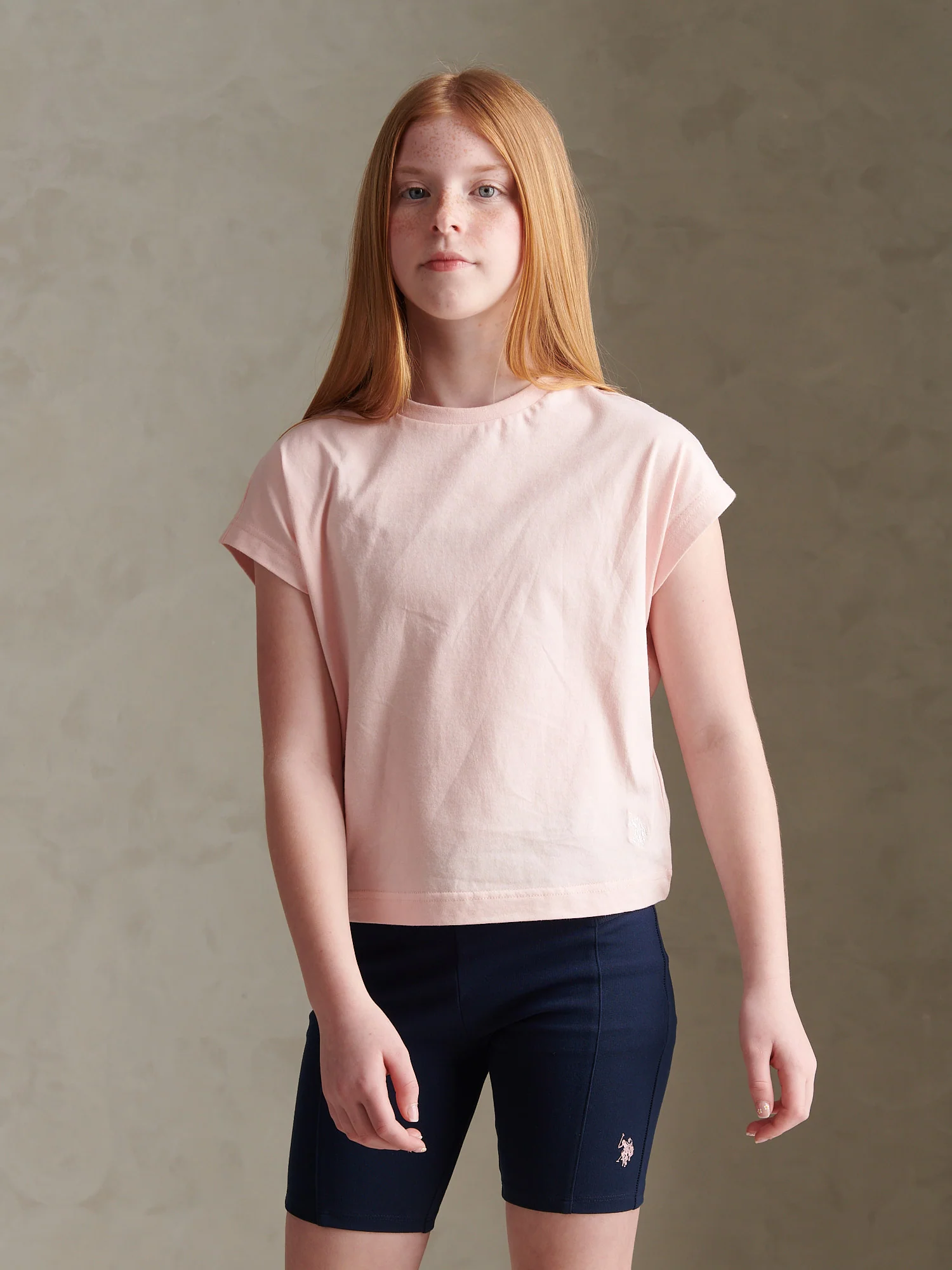 Girls Cap Sleeve Tank Top Crystal Rose